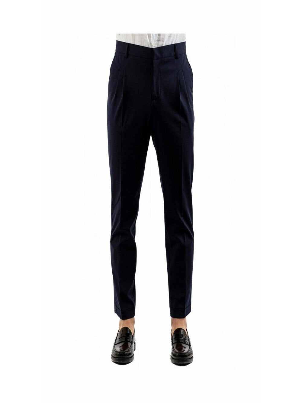 DANIELE ALESSANDRINI men's trousers, blue, view model