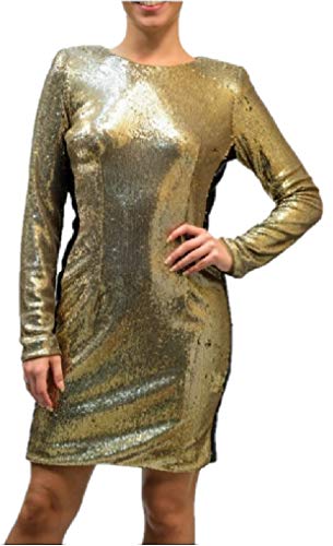 Cristinaeffe women's Denise gold dress with sequins