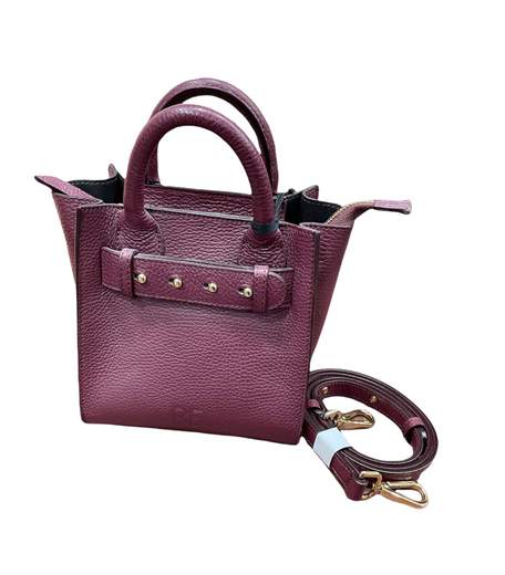 Bolso BE, modelo Amanda, en piel de becerro martillada