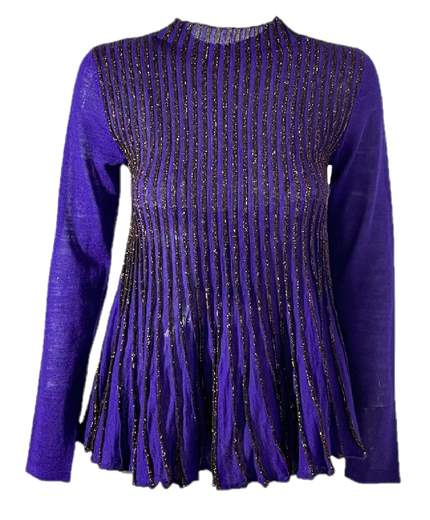 Cristinaeffe NICOLE Suéter morado de lúrex