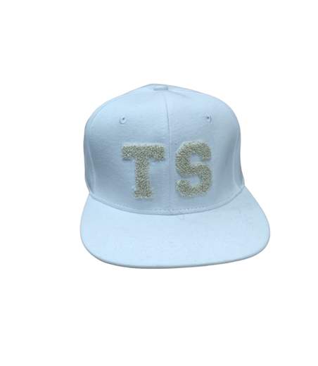 Cappello da baseball Twinset THS5AB Bianco in tessuto jacquard Twinset THS5AB BIANCO