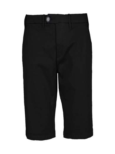 Yes Zee P740PL00 Black Yes Zee Bermuda shorts, black, regular fit