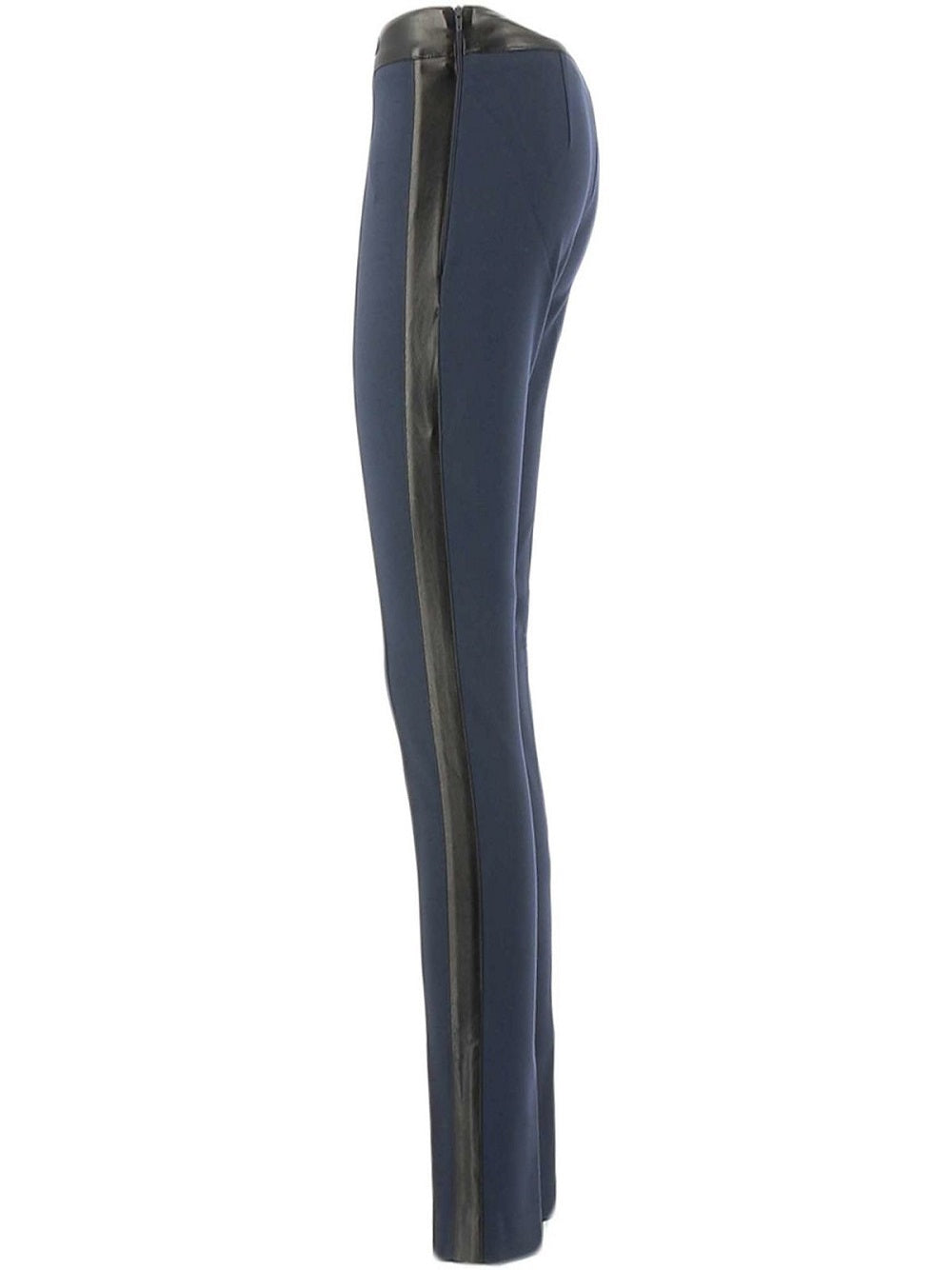 Pantalone Twinset YA82M2 Blu chiusura con zip sul fianco Twinset YA82M2 BLU