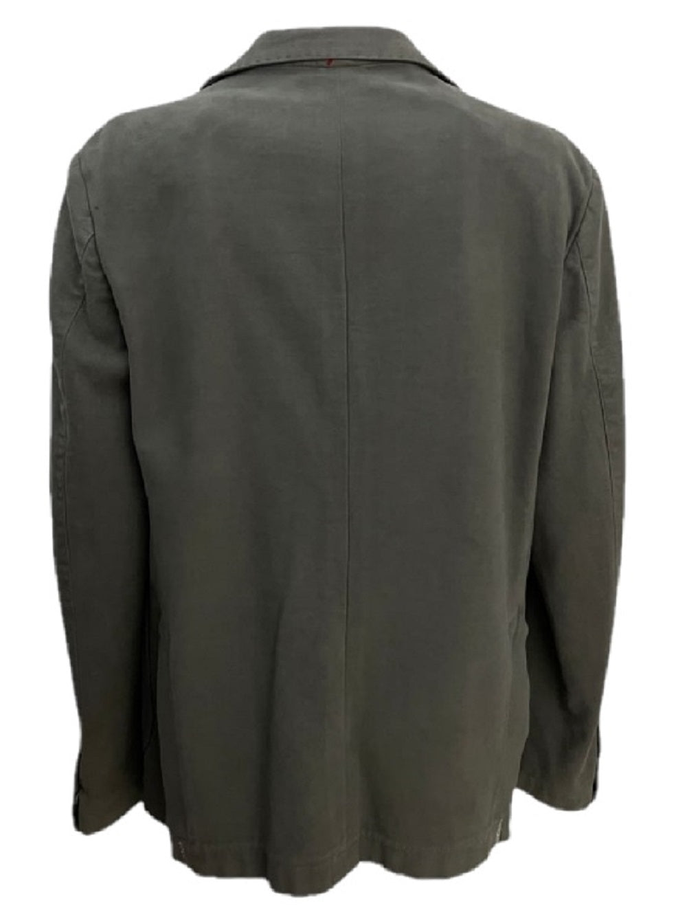 Fag 18AIGI01BIG Chaqueta de algodón gris, pin, multibolsillos, doble abertura trasera.