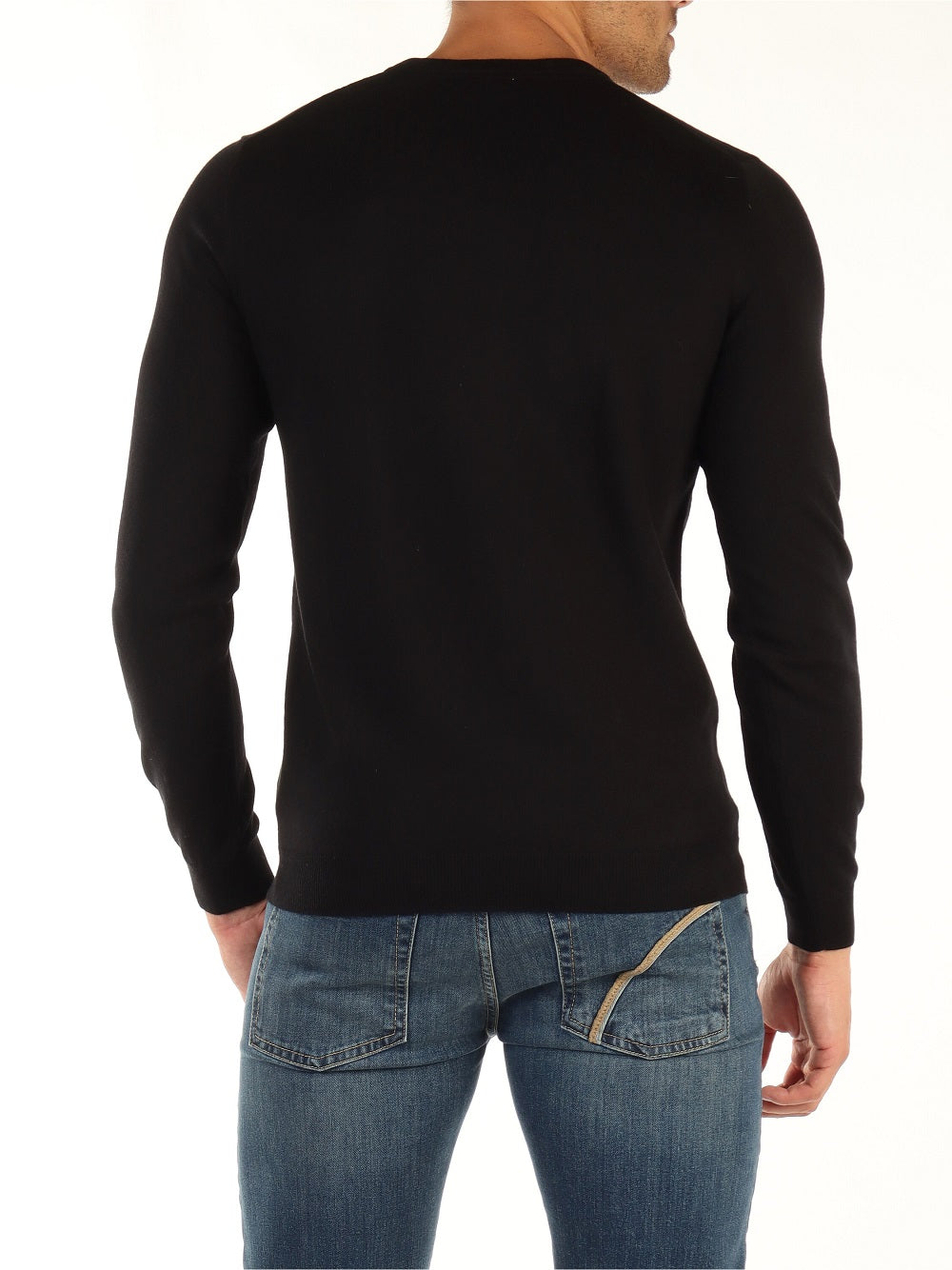 Maglia Klixs modello MJ0401 in cotone con girocollo Klixs MJ0401 NERO