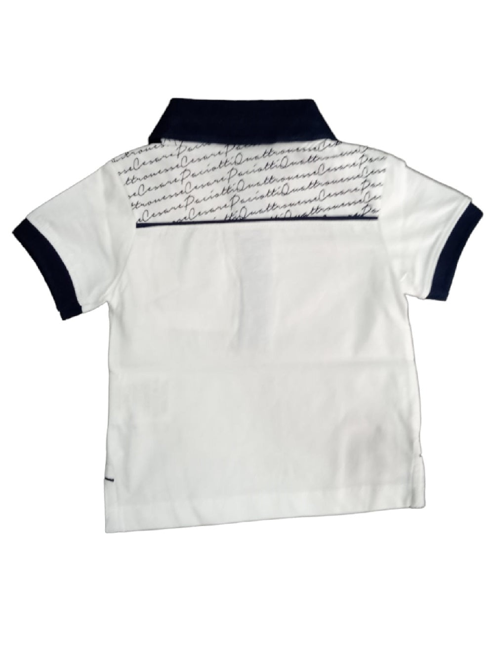 Polo infantil Cesare Paciotti 4US con estampado de logotipo