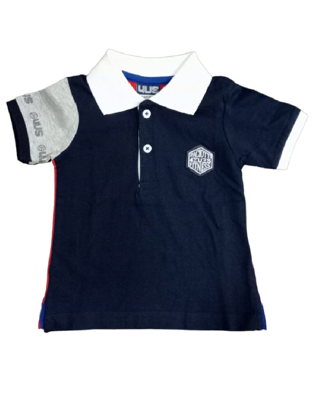 Polo Cesare Paciotti 4US Kids con stampa logo
