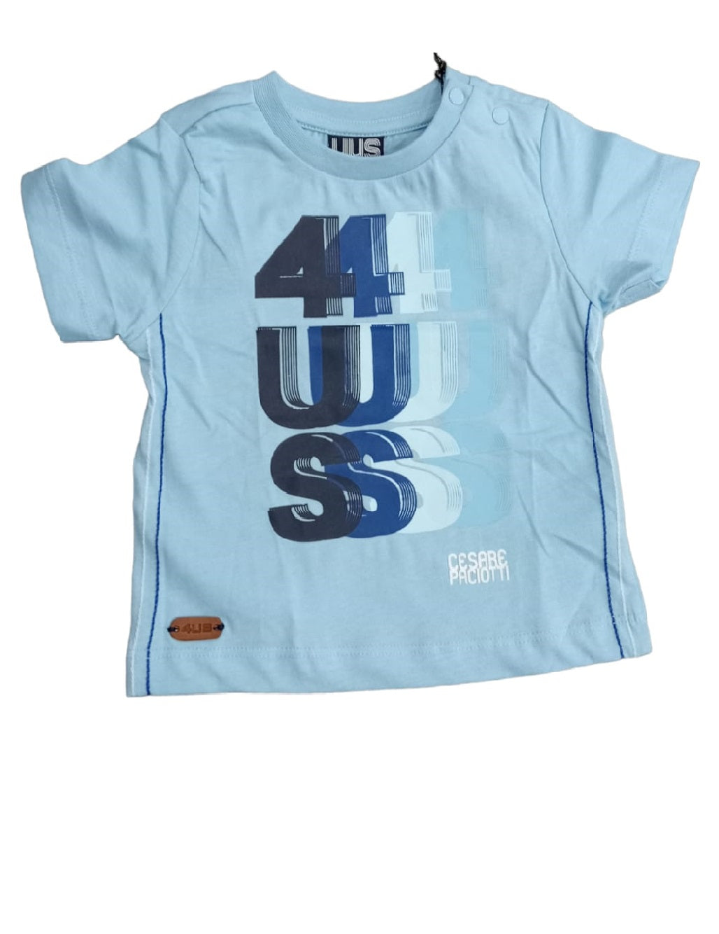 Camiseta infantil Cesare Paciotti 4US con estampado de logotipo