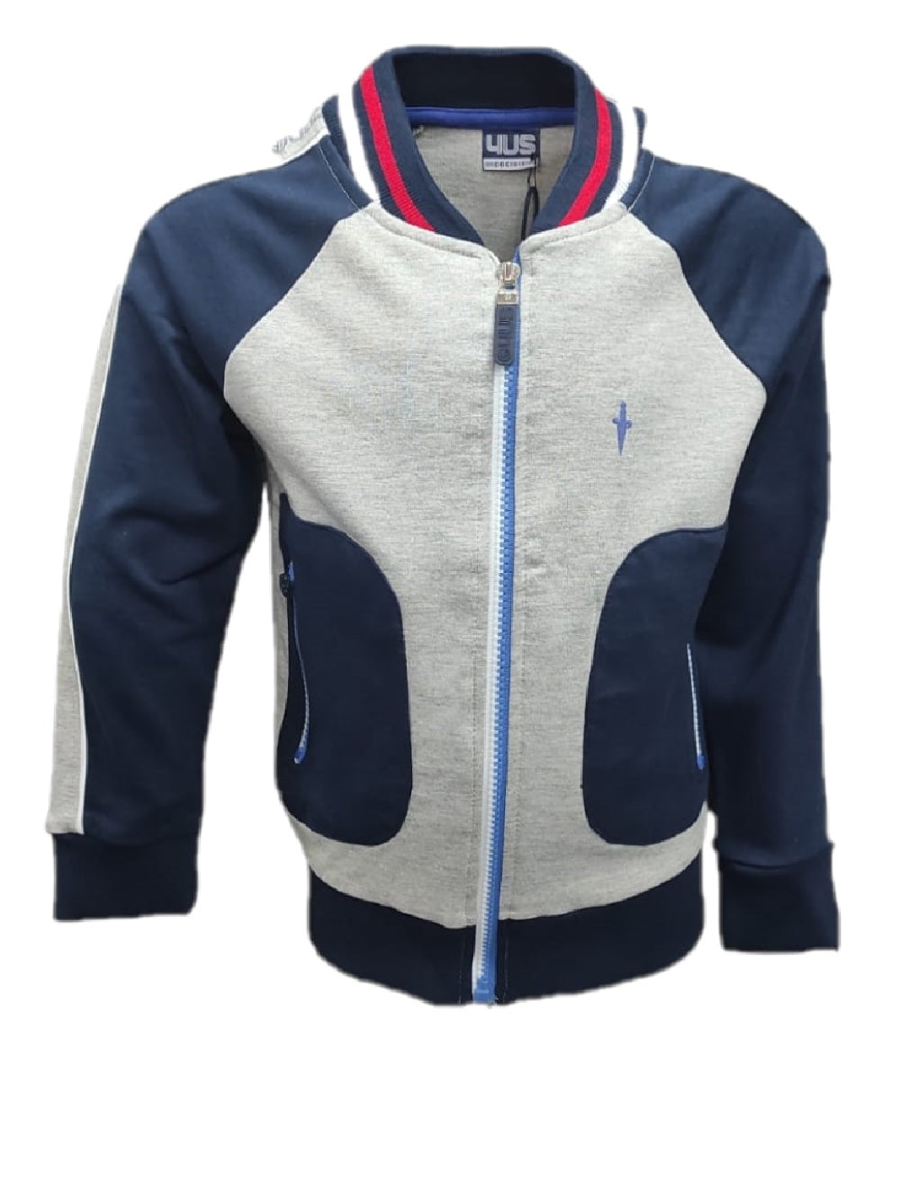 Sudadera de cuello redondo Cesare Paciotti modelo GFP603JP con cremallera