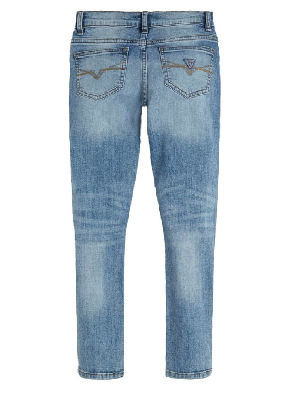 Jeans Guess modelo L2RA07D4G80 lavado claro con abrasiones