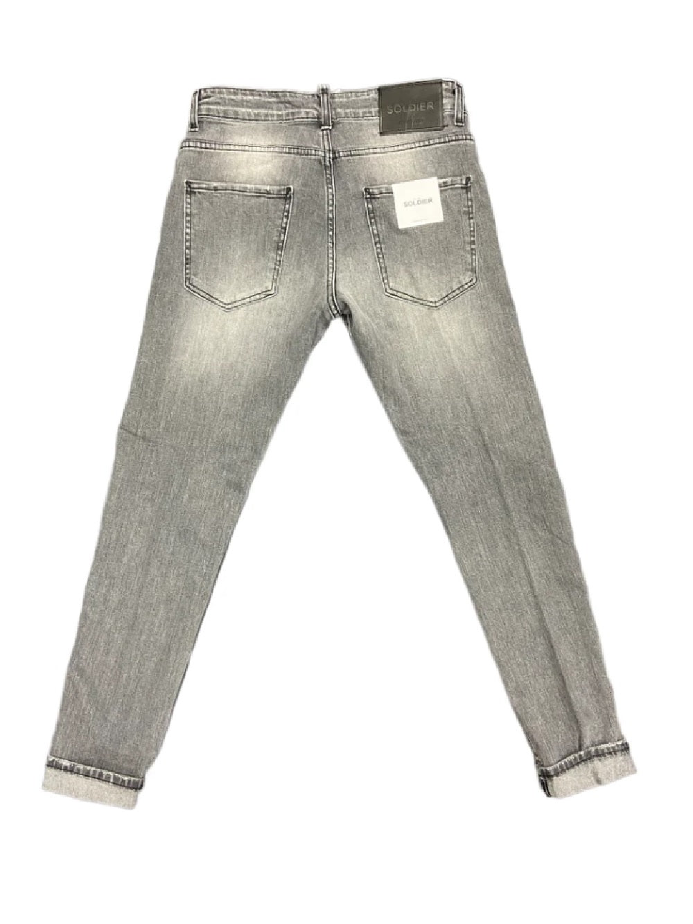 Jeans Soldier modello 412N chiusura con bottoni Soldier 412N GRIGIO