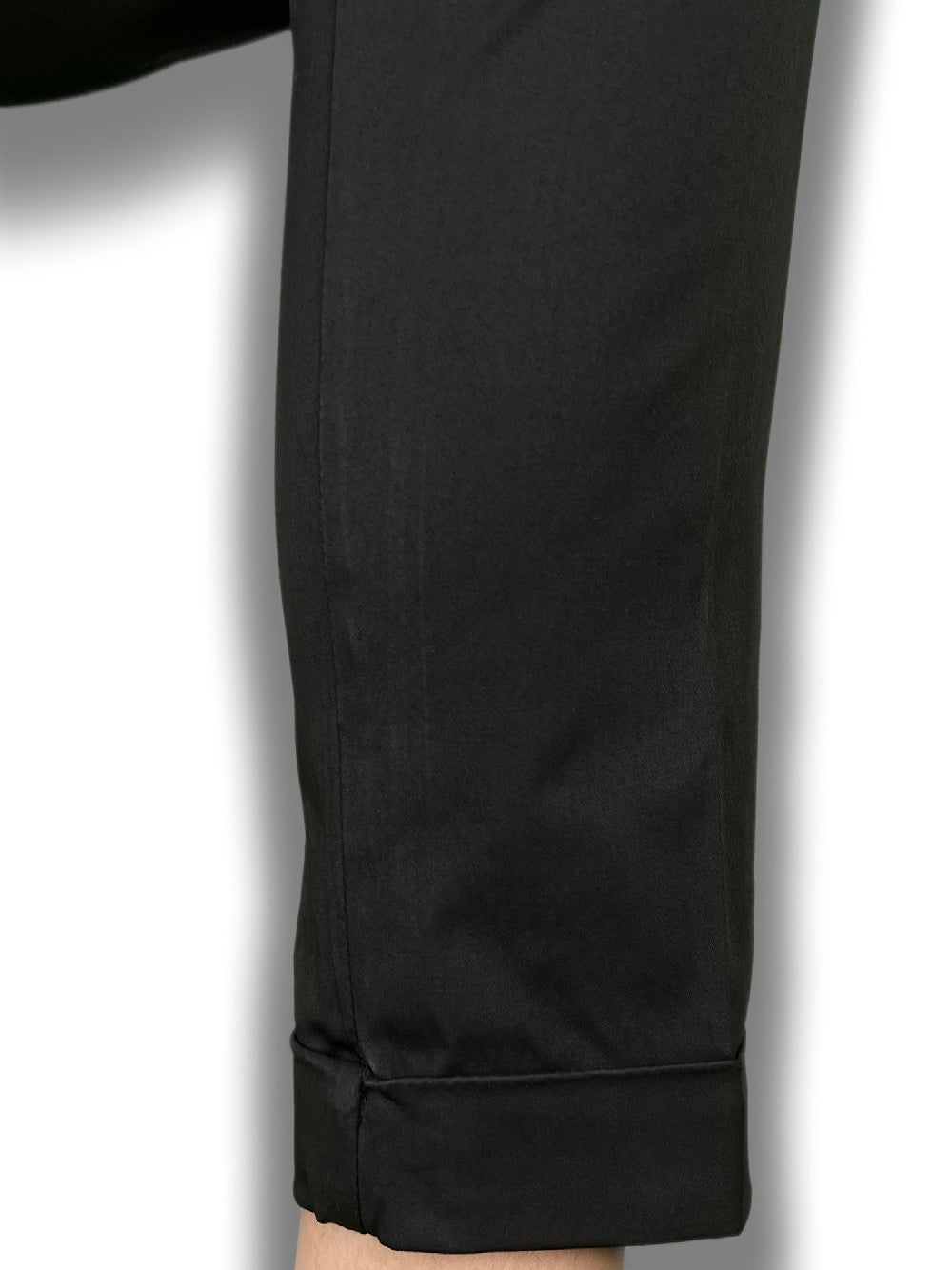 Pantalone Soldier modello NEWINT con metà elastico in vita e gamba con risvoltino. Soldier NEWNIT NERO