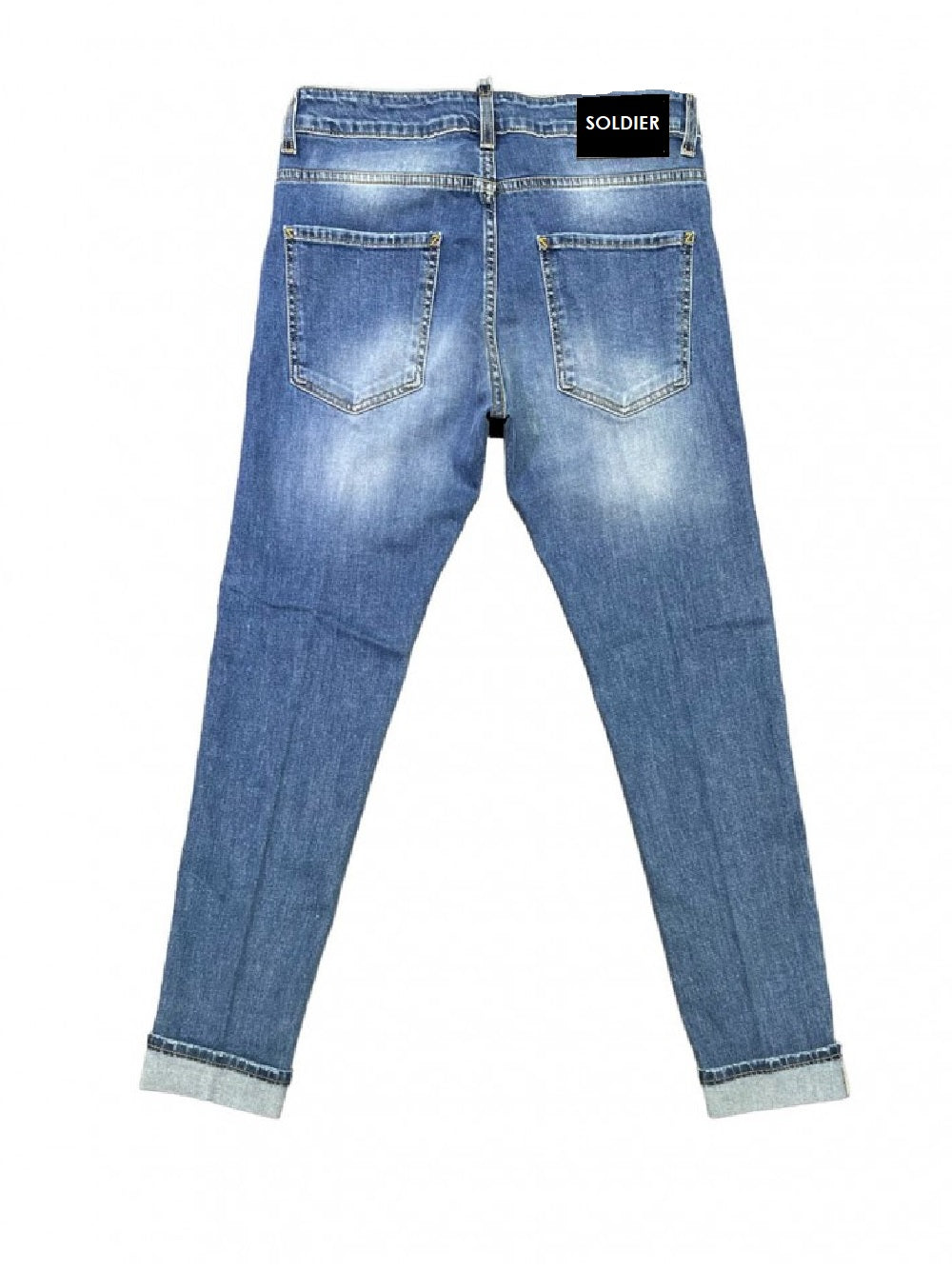 Jeans Soldier stretch Boss effetto vissuto