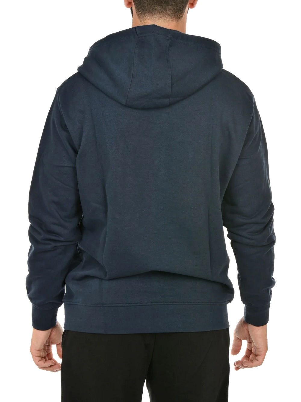 Felpa Ellesse modello EHM250S22 con cappuccio e tasca frontale a marsupio. Logo Ellesse patch cucito sul lato sinistro.