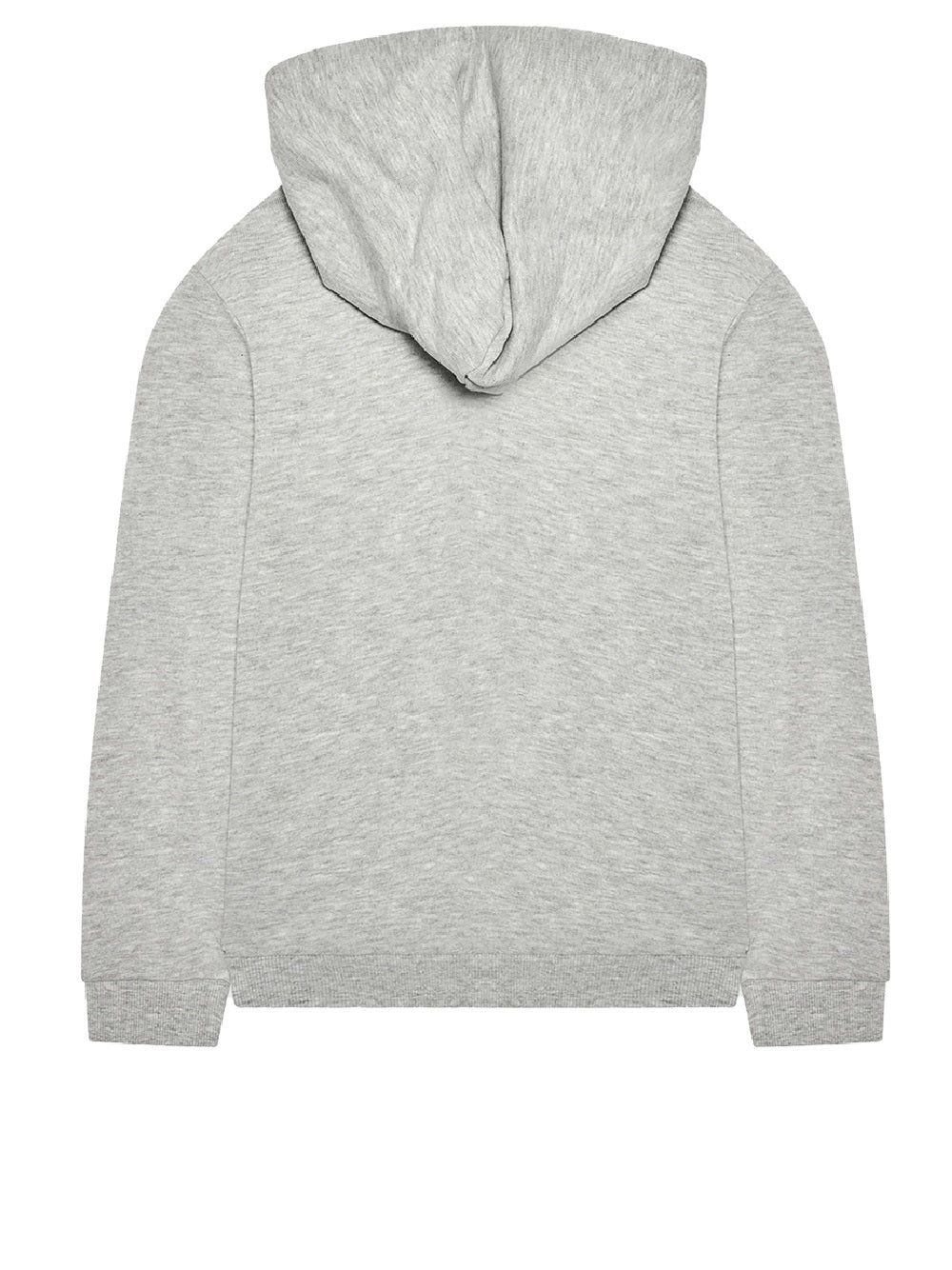 Felpa Guess da bambina modello J83Q14KAUG0 con cappuccio, manica lunga e logo stampato. Guess J83Q14KAUG0 GRIGIO