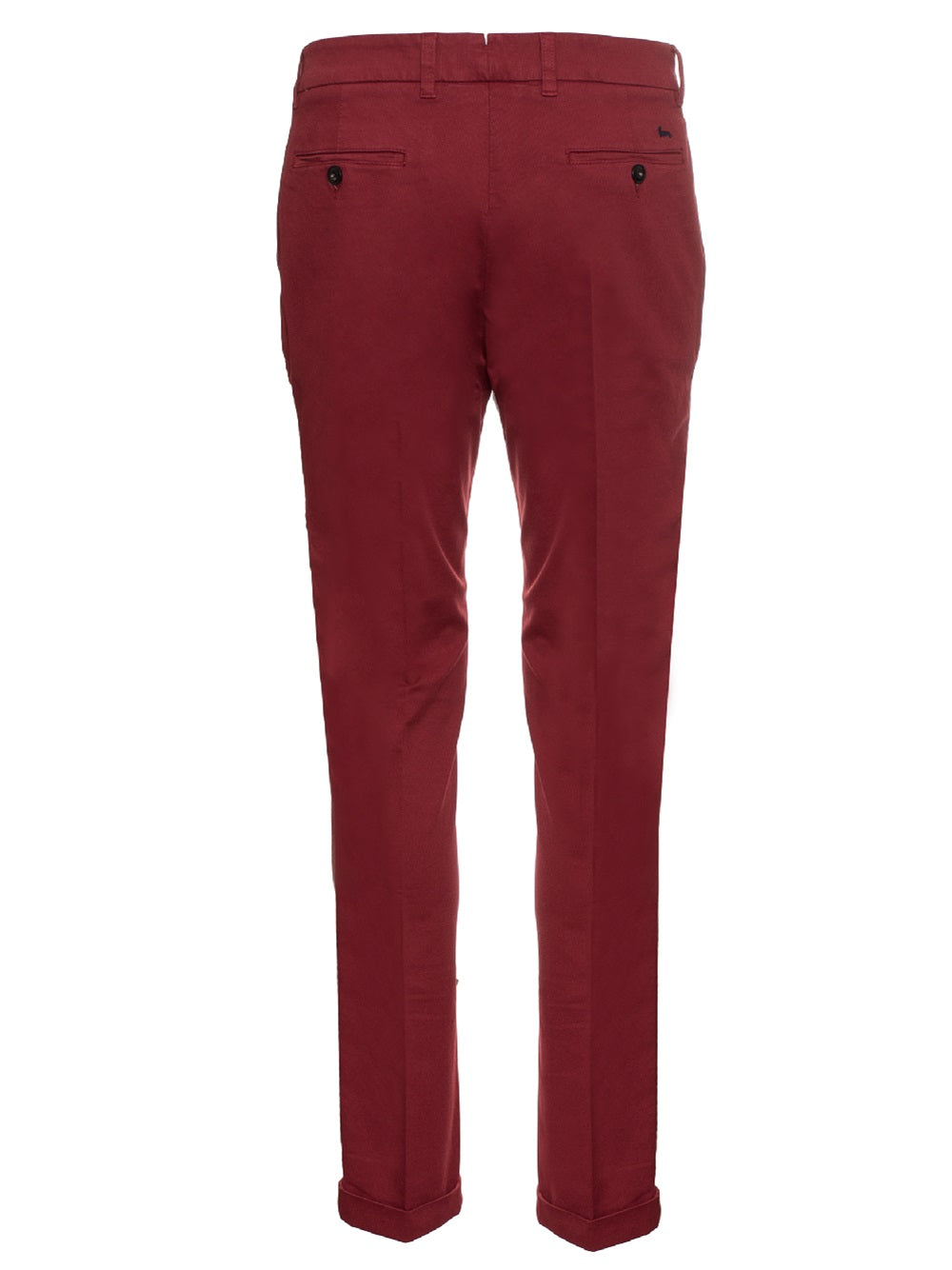Pantalone da uomo Harmont&Blaine modello WNA300052263, cinque tasche, tinta unita, logo ricamato, chiusura zip e bottone. Harmont&Blaine WNA300052263 ROSSO
