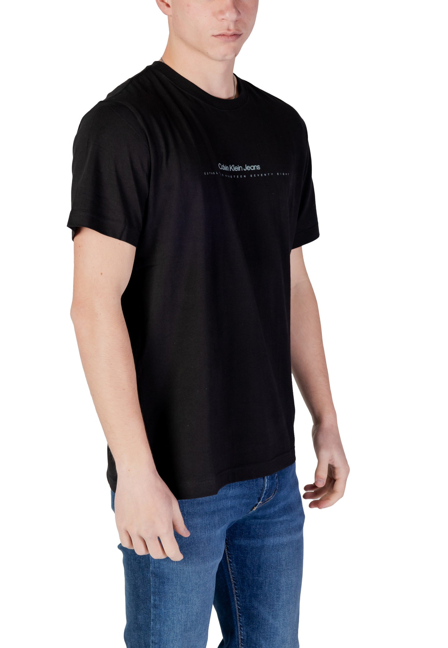 Calvin Klein Jeans T-Shirt Uomo Calvin Klein Jeans J30J327075 black Nero