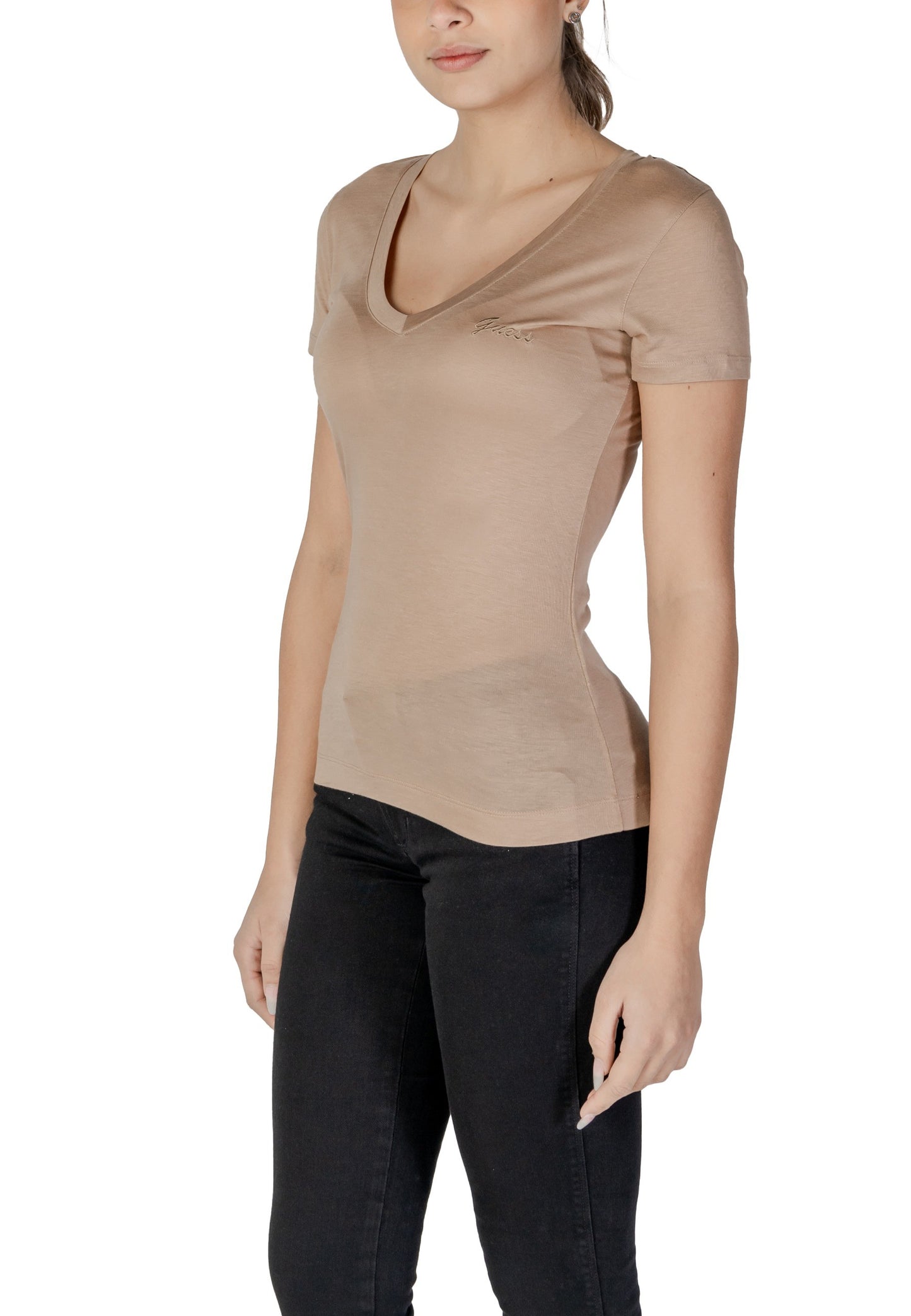 Guess T-Shirt Donna Guess W5GP31 KCSX2 beige Beige