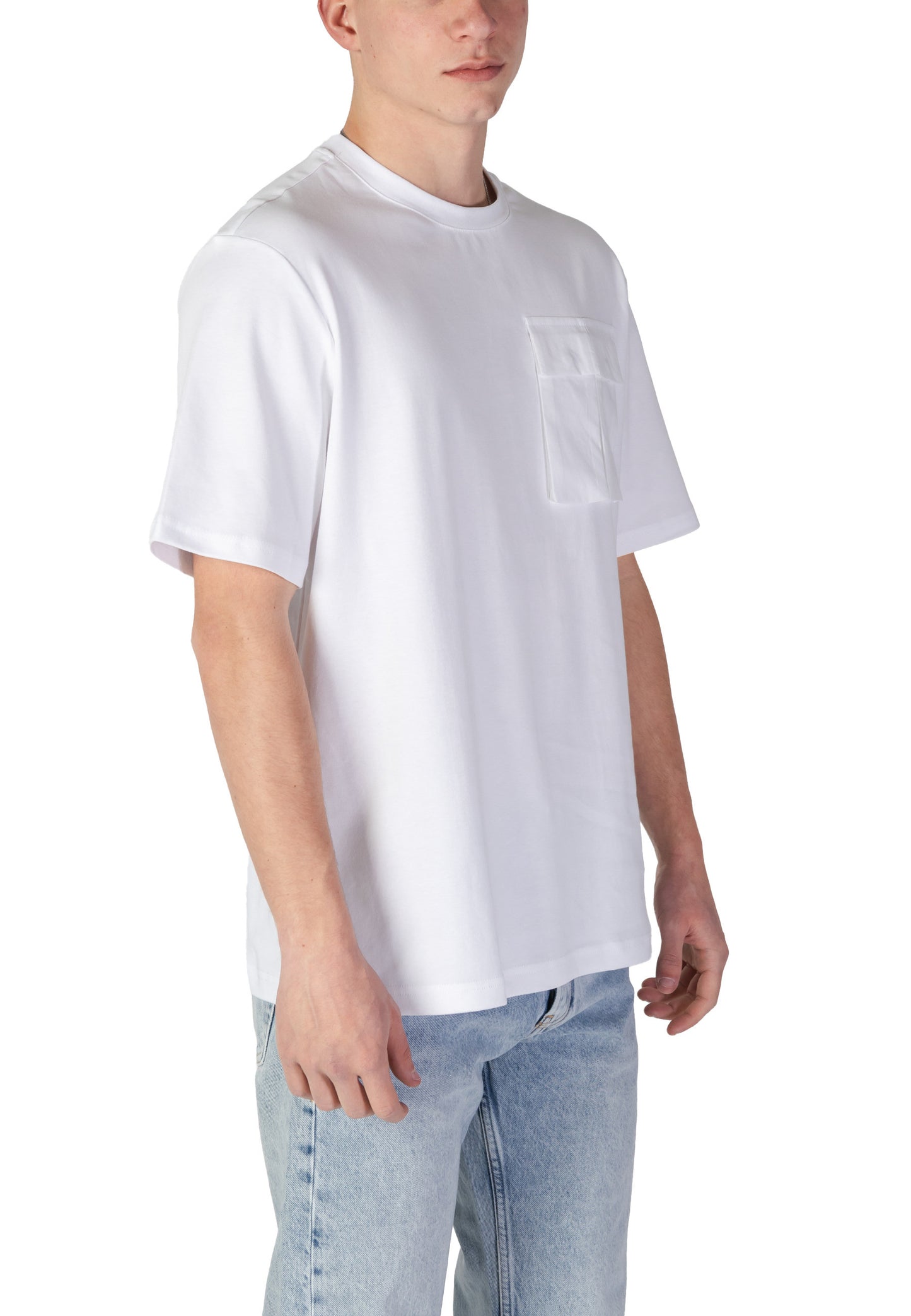 Antony Morato T-Shirt Uomo Antony Morato MMKS02465-FA100245 white Bianco