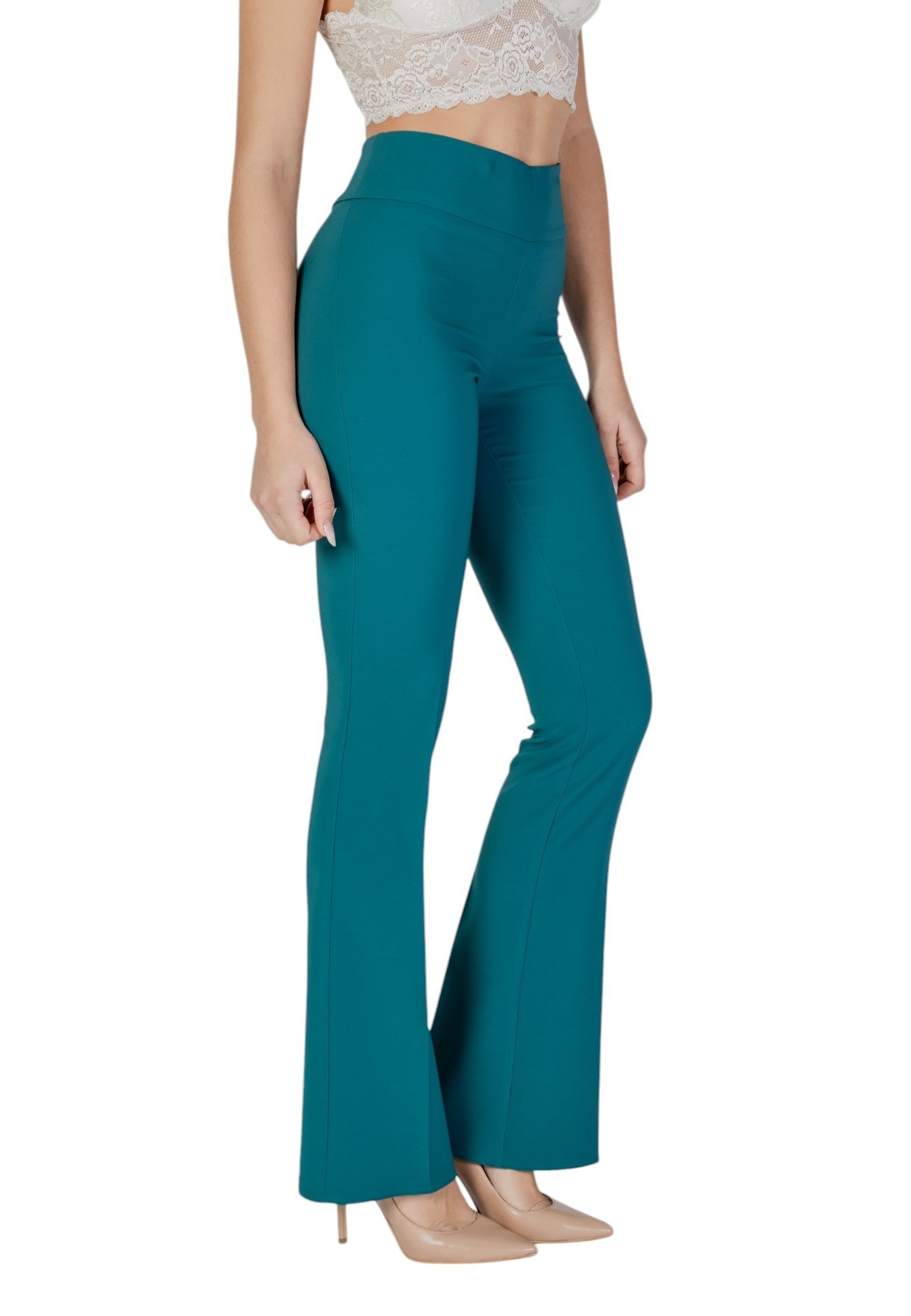 Rinascimento Pantaloni Donna Rinascimento CFC0122830003 light blue Azzurro