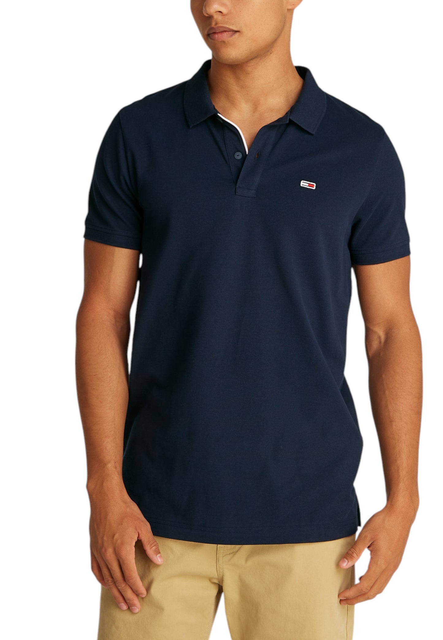 Tommy Hilfiger Jeans Polo Uomo Tommy Hilfiger Jeans DM0DM20676 blue Blu