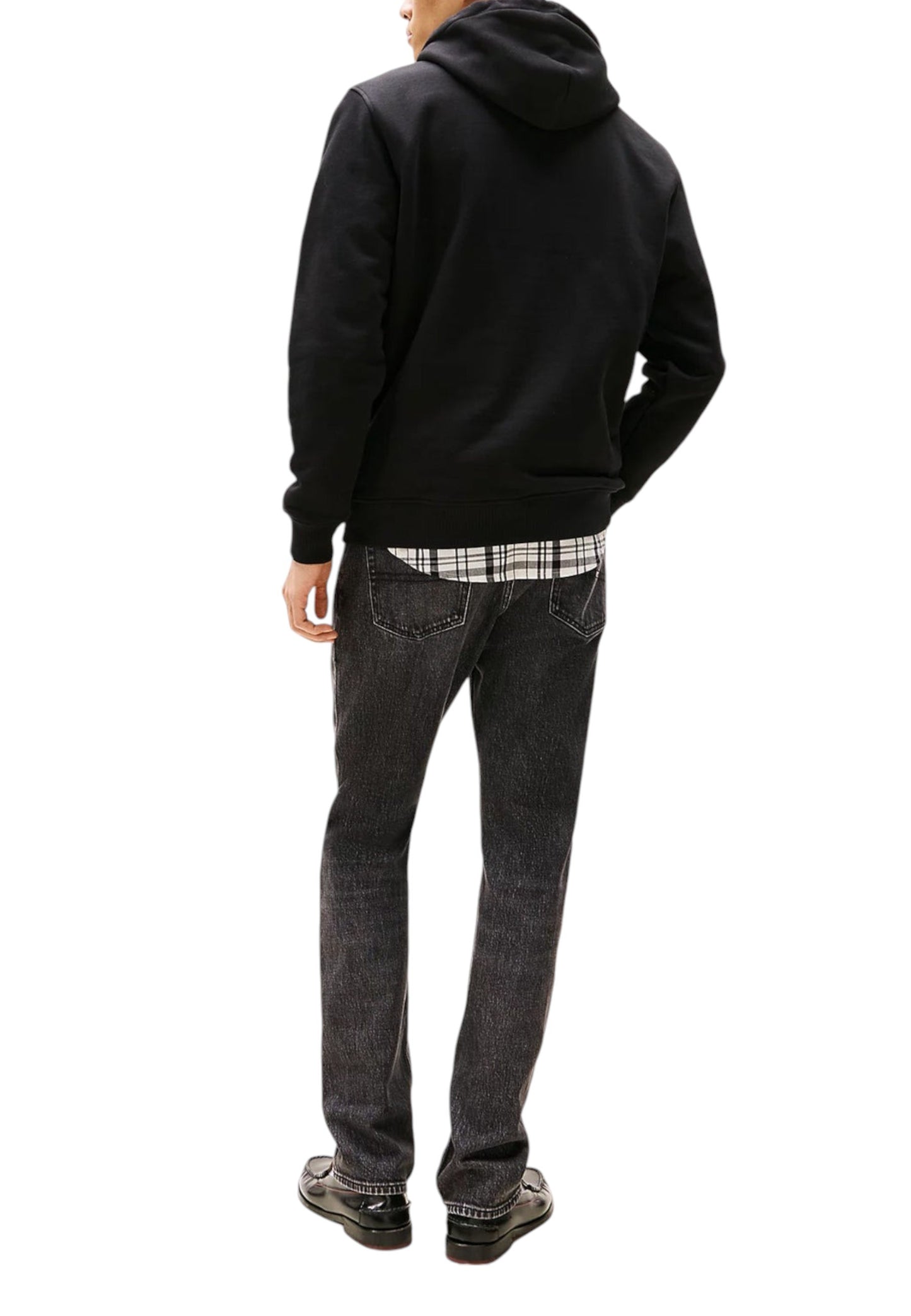 Tommy Hilfiger Jeans Felpa Uomo Tommy Hilfiger Jeans DM0DM20258 black Nero