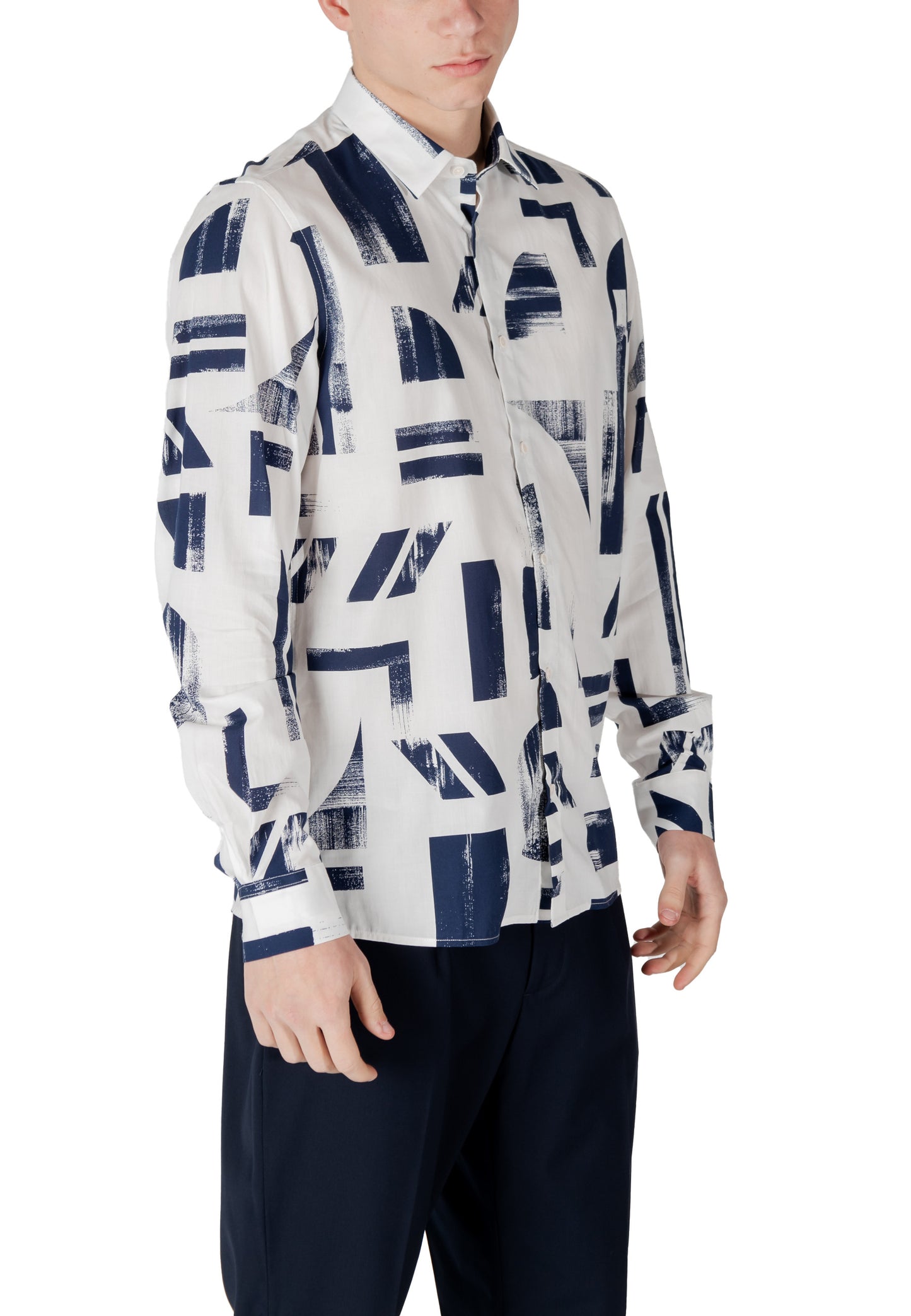 Antony Morato Camicia Uomo Antony Morato MMSL00614-FA430642 blue Blu