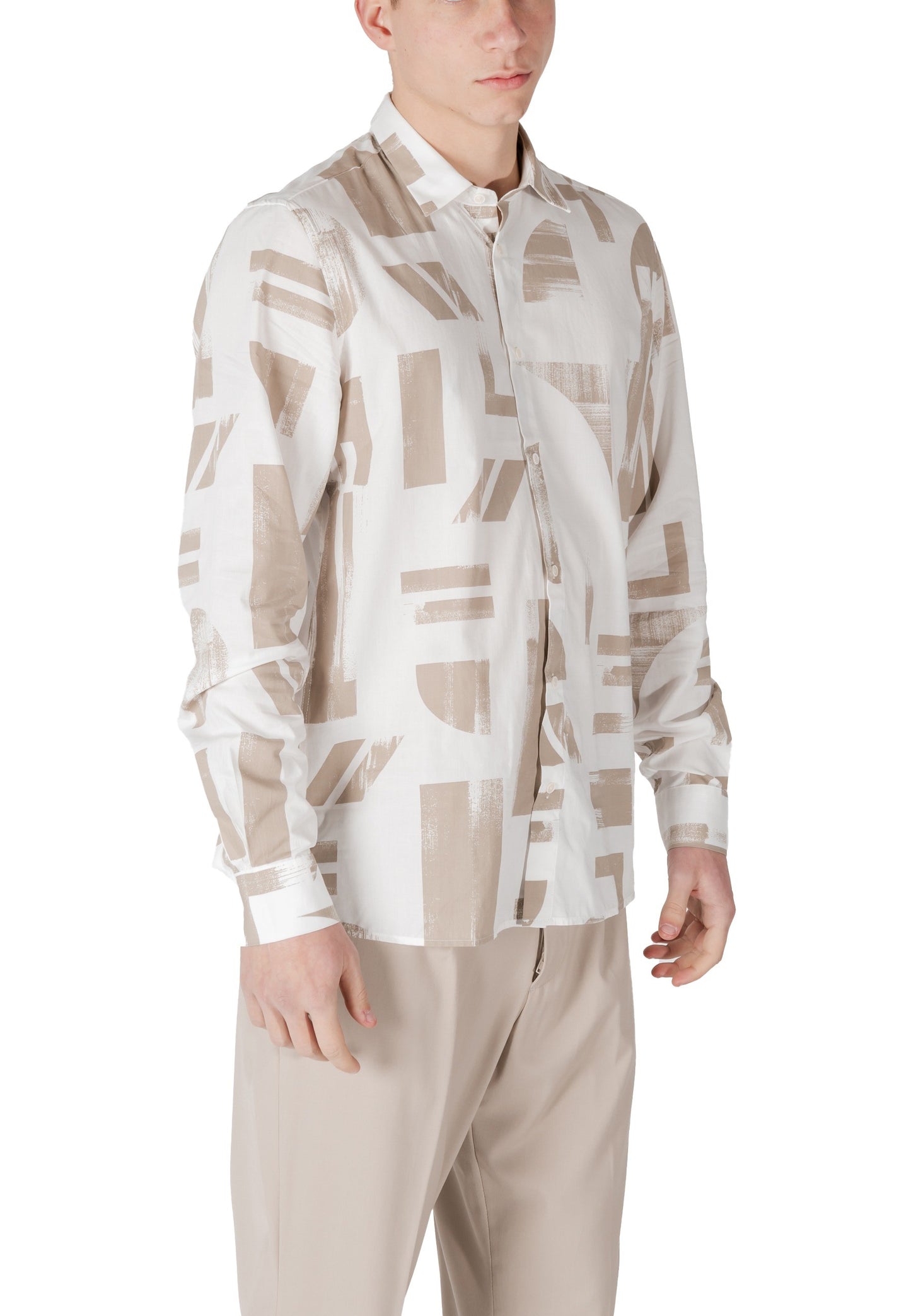 Antony Morato Camicia Uomo Antony Morato MMSL00614-FA430642 beige Beige