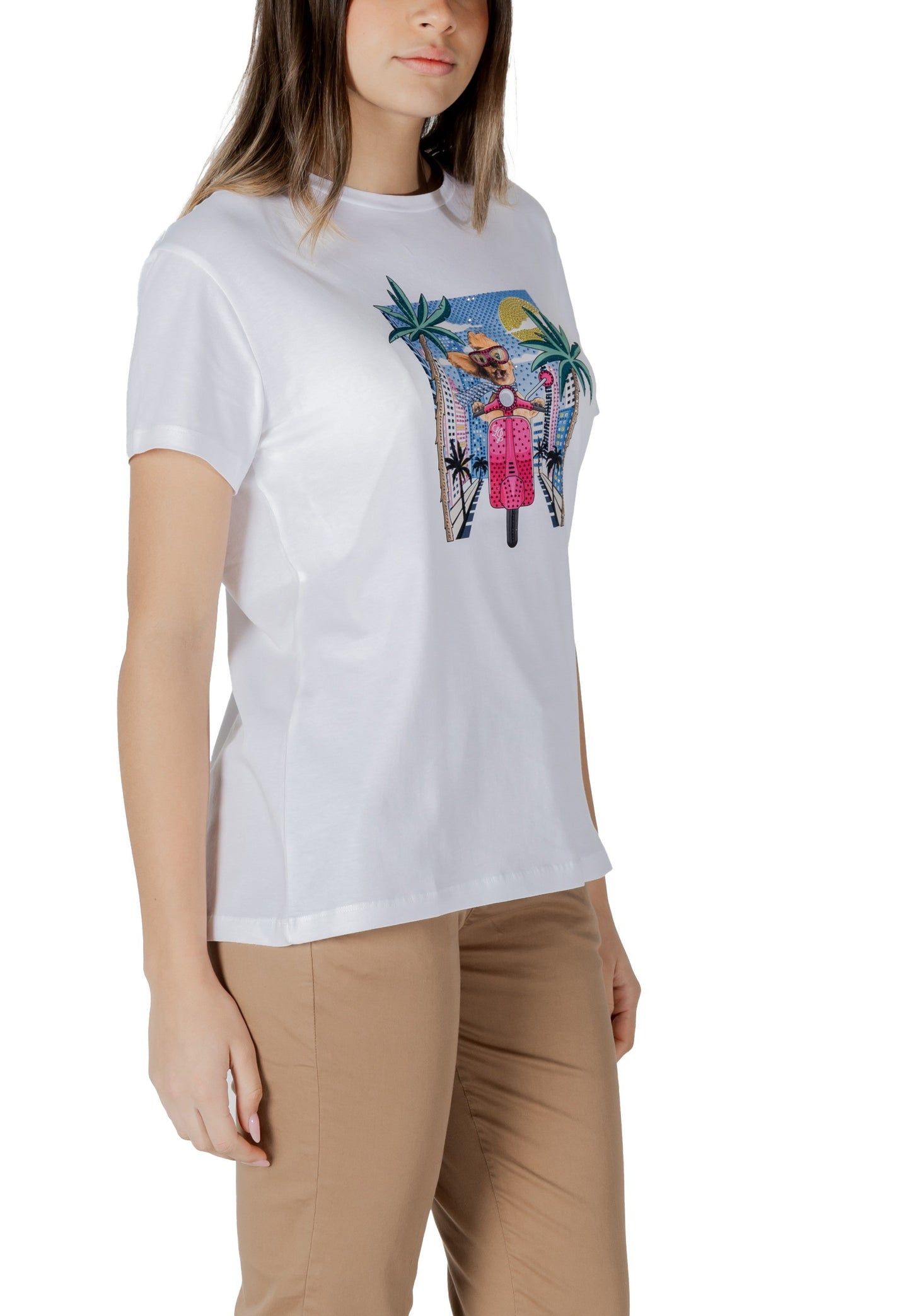 Liu Jo T-Shirt Donna Liu Jo WA5260JS003 white Bianco