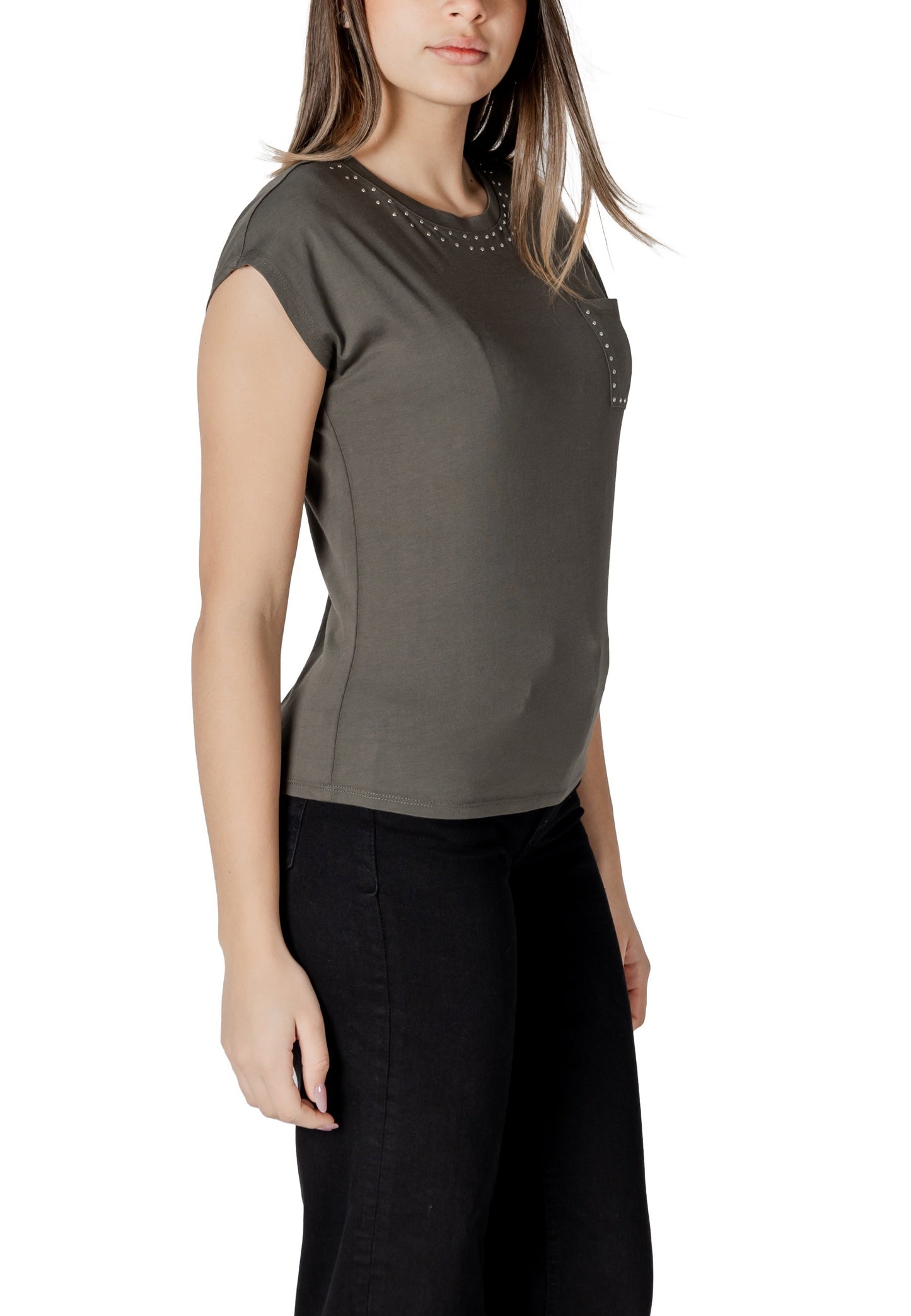 Morgan De Toi T-Shirt Donna Morgan De Toi 251-DYROU green Verde