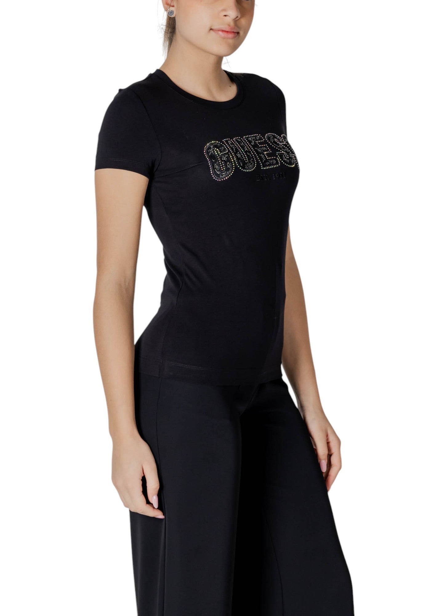 Guess T-Shirt Donna Guess W5GI04 J1314 black