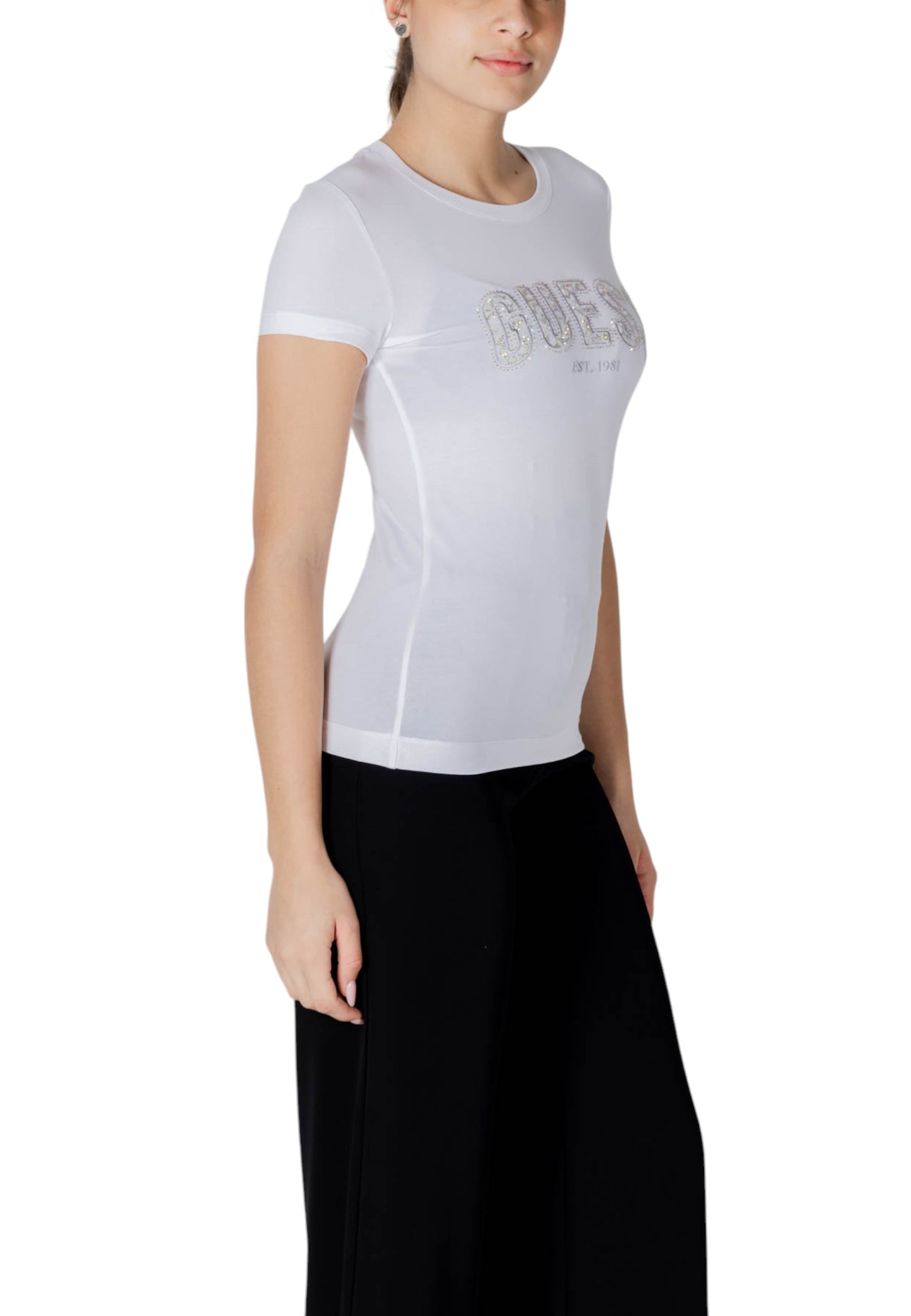 Guess T-Shirt Donna Guess W5GI04 J1314 white