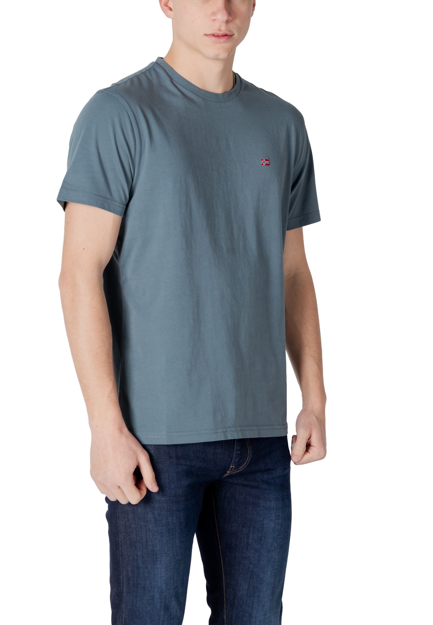 Napapijri T-Shirt Uomo Napapijri NP0A4H8D grey