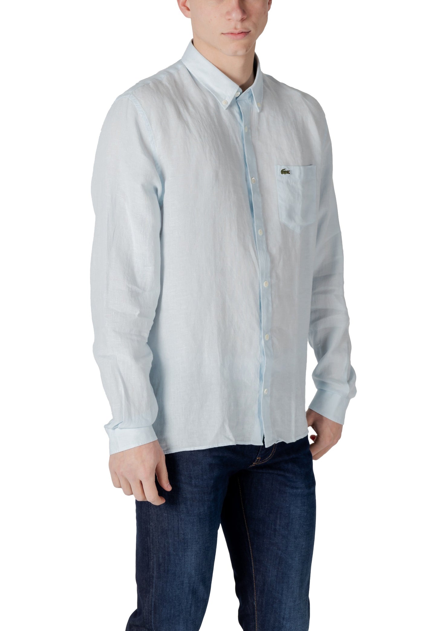 Lacoste Camicia Uomo Lacoste CH5692-00 light blue