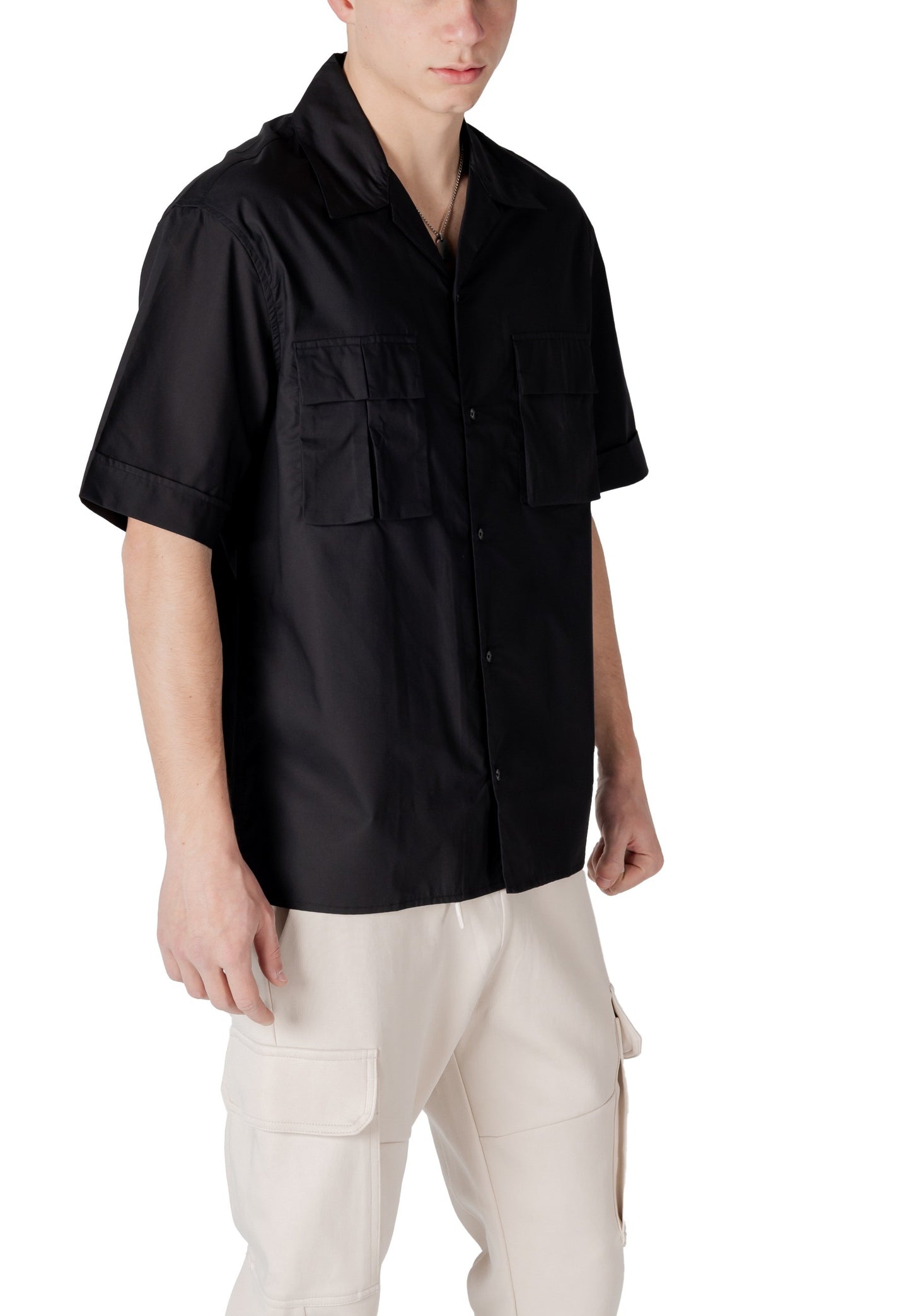 Antony Morato Camicia Uomo Antony Morato MMSS00185-FA400098 black