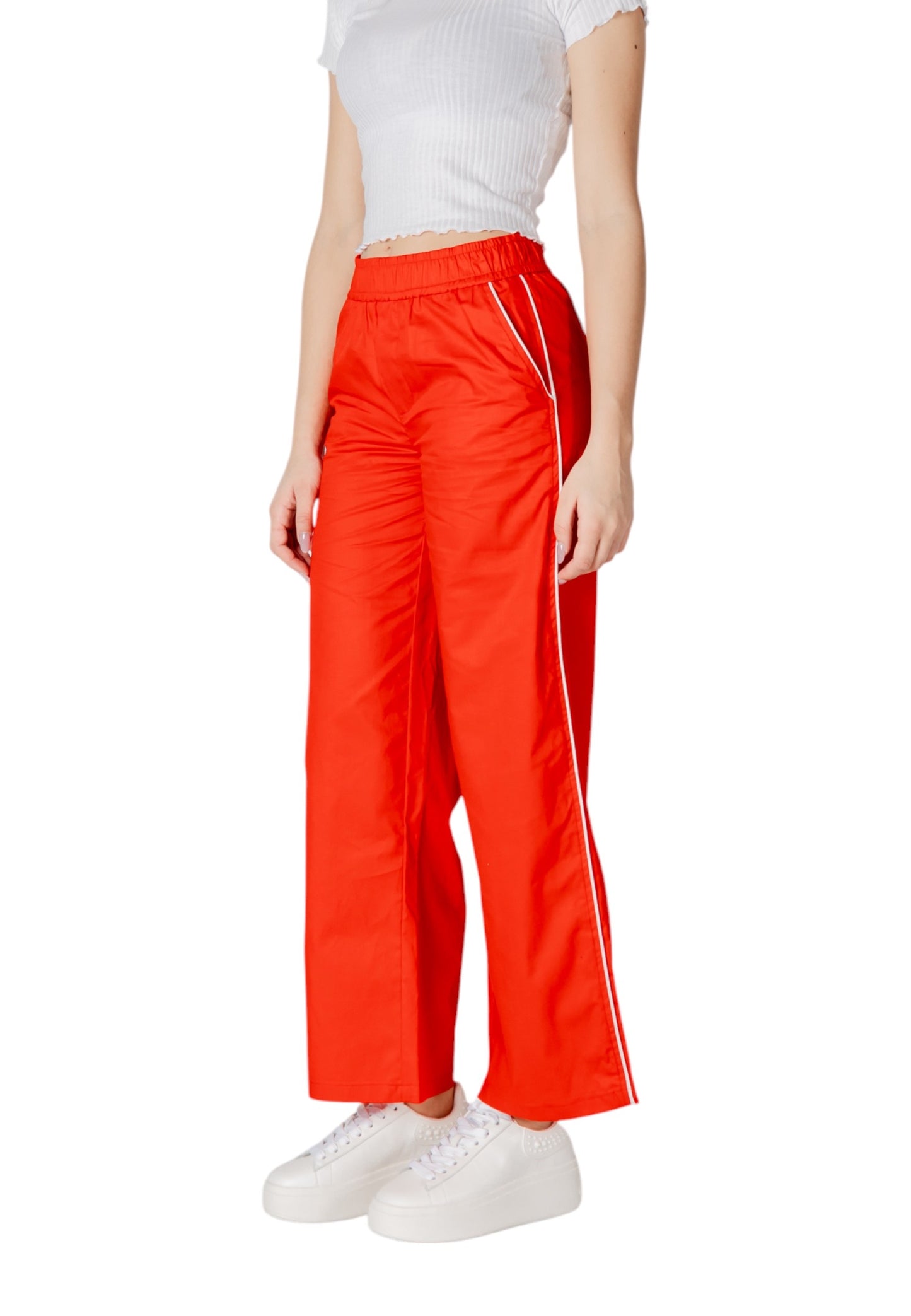 Only Pantaloni Donna Only 15344272 red