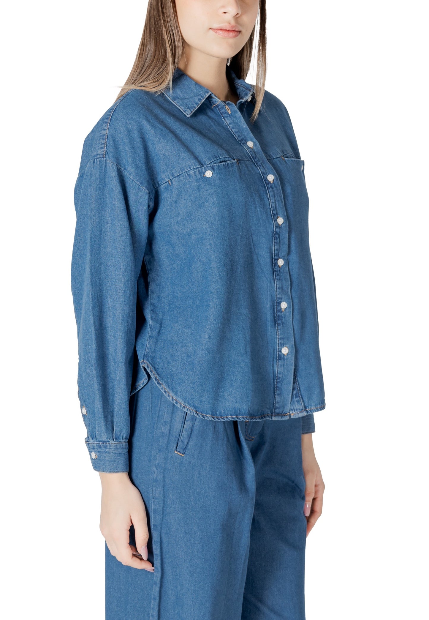 Ichi Camicia Donna Ichi 20122389 light blue