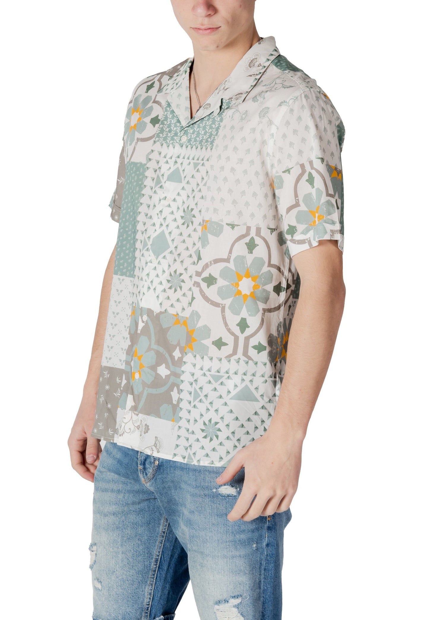 Antony Morato Camicia Uomo Antony Morato MMSS00171-FA430634 green