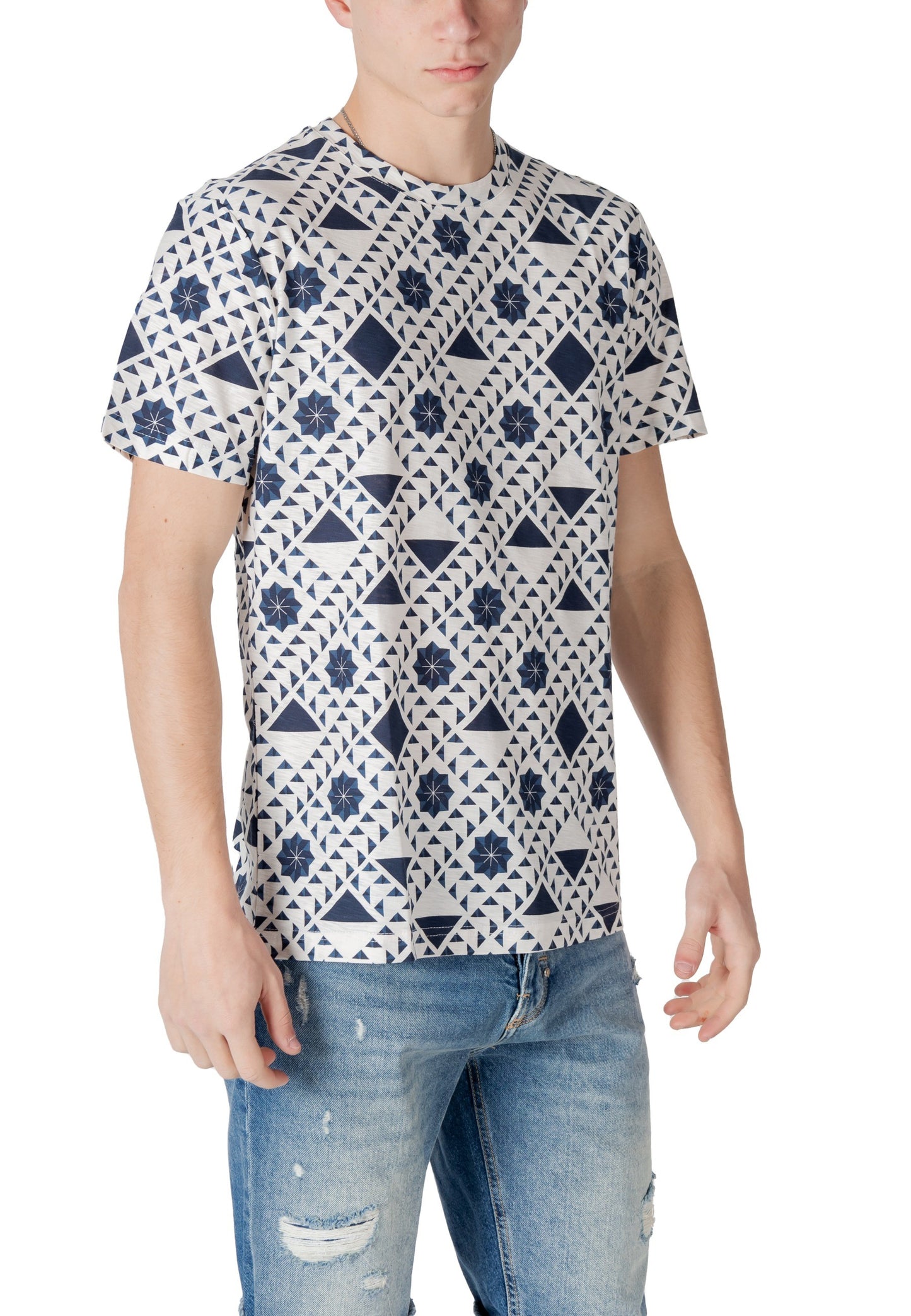 Antony Morato T-Shirt Uomo Antony Morato MMKS02515-FA140286 blue