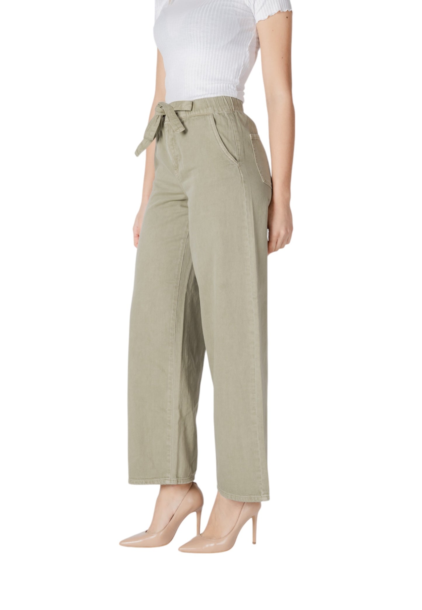 Only Pantaloni Donna Only 15340711 green