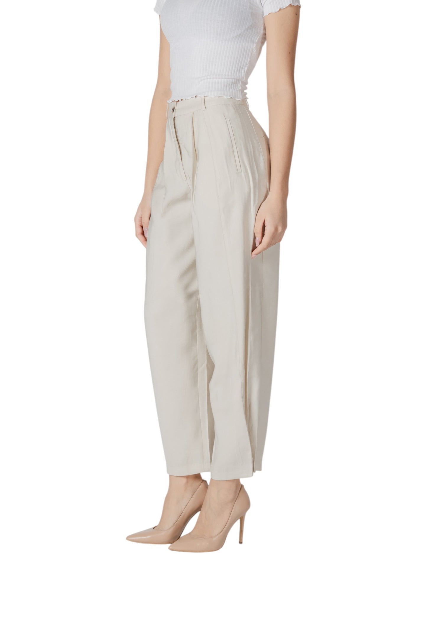 Vila Clothes Pantaloni Donna Vila Clothes 14103845 white