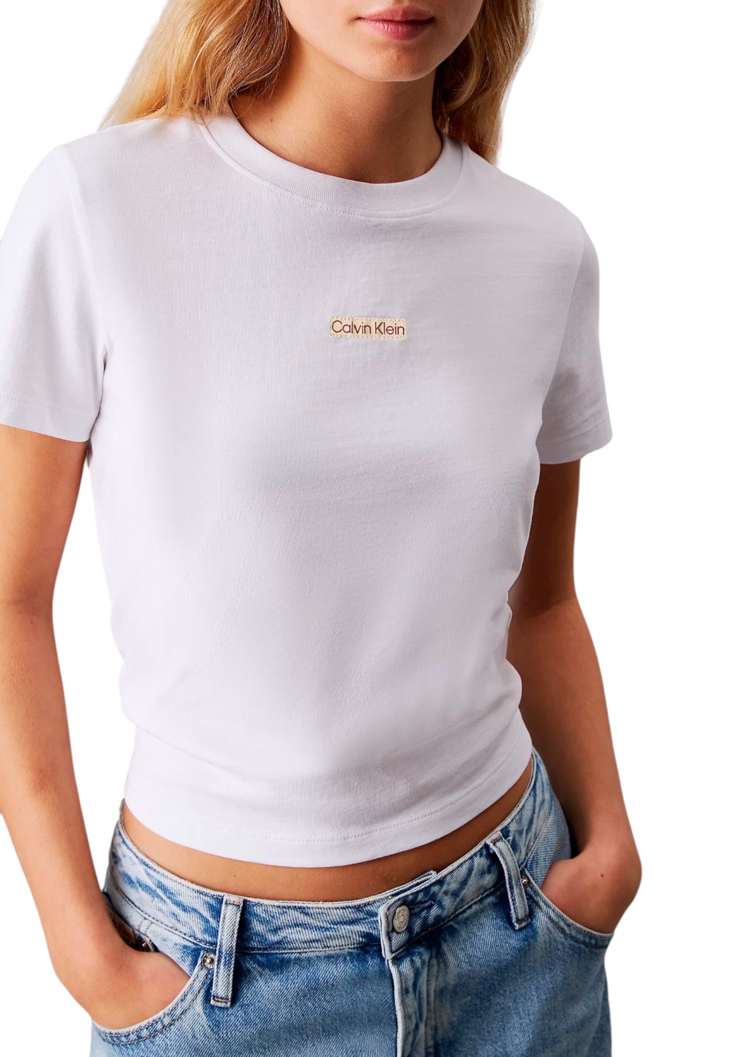 Calvin Klein Jeans T-Shirt Donna Calvin Klein Jeans J20J225524 white