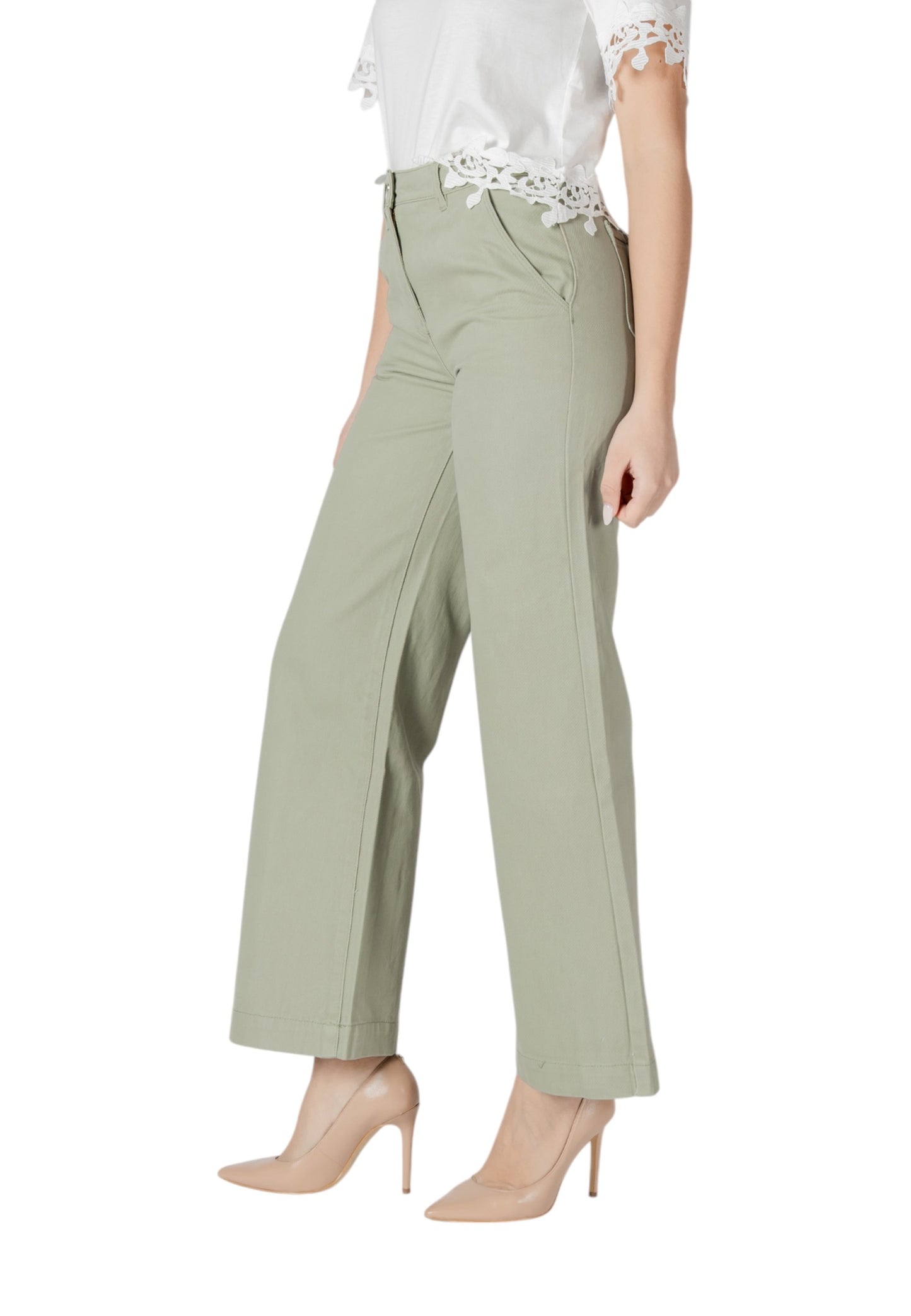Morgan De Toi Pantaloni Donna Morgan De Toi 251-PCLANA green