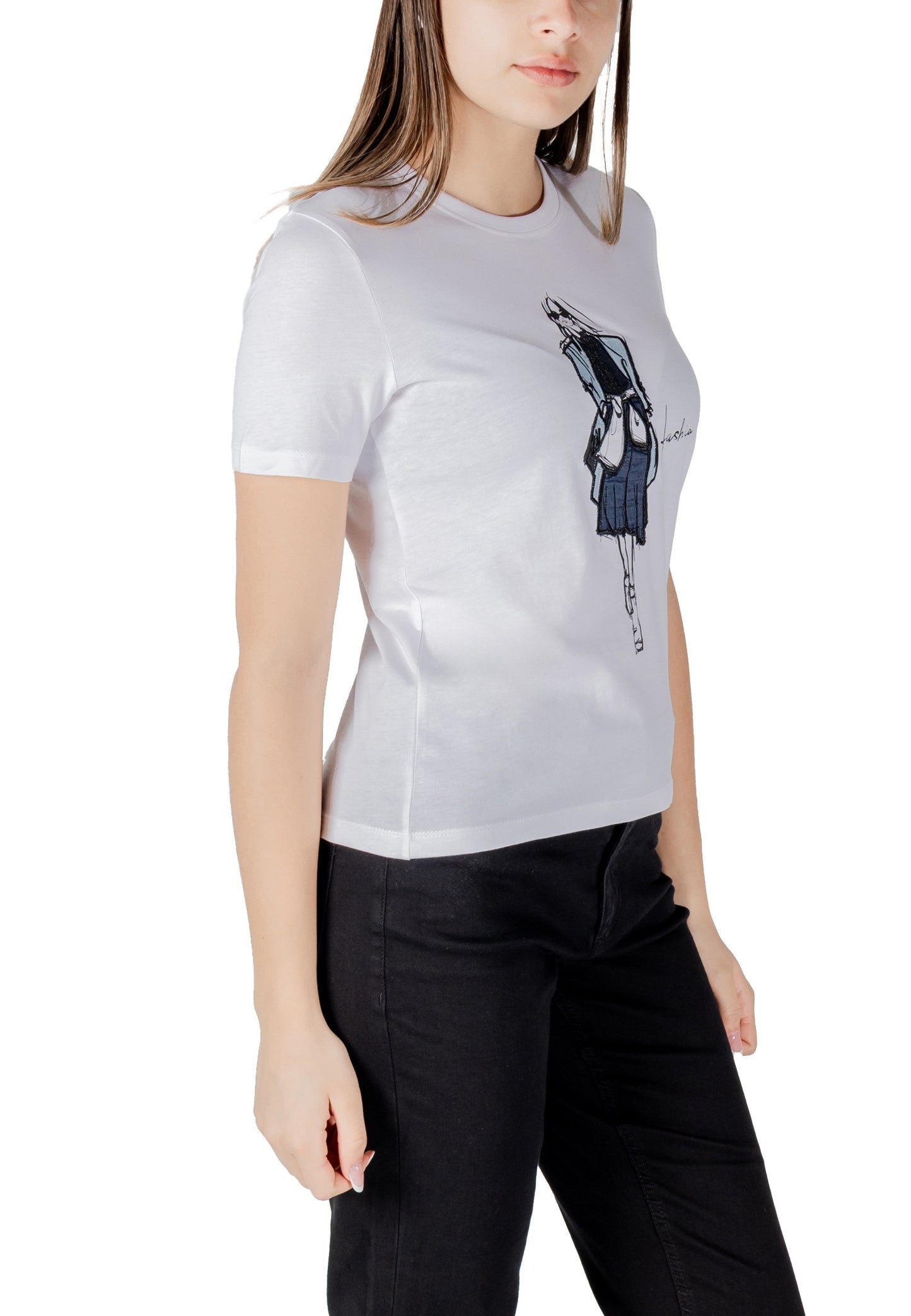 Only T-Shirt Donna Only 15329752 white