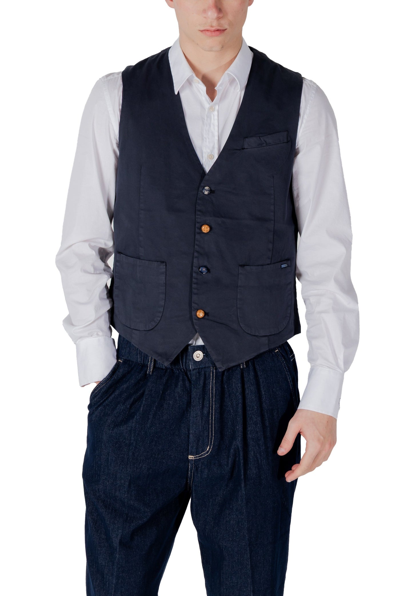 Gianni Lupo Gilet Uomo Gianni Lupo GL9710 blue