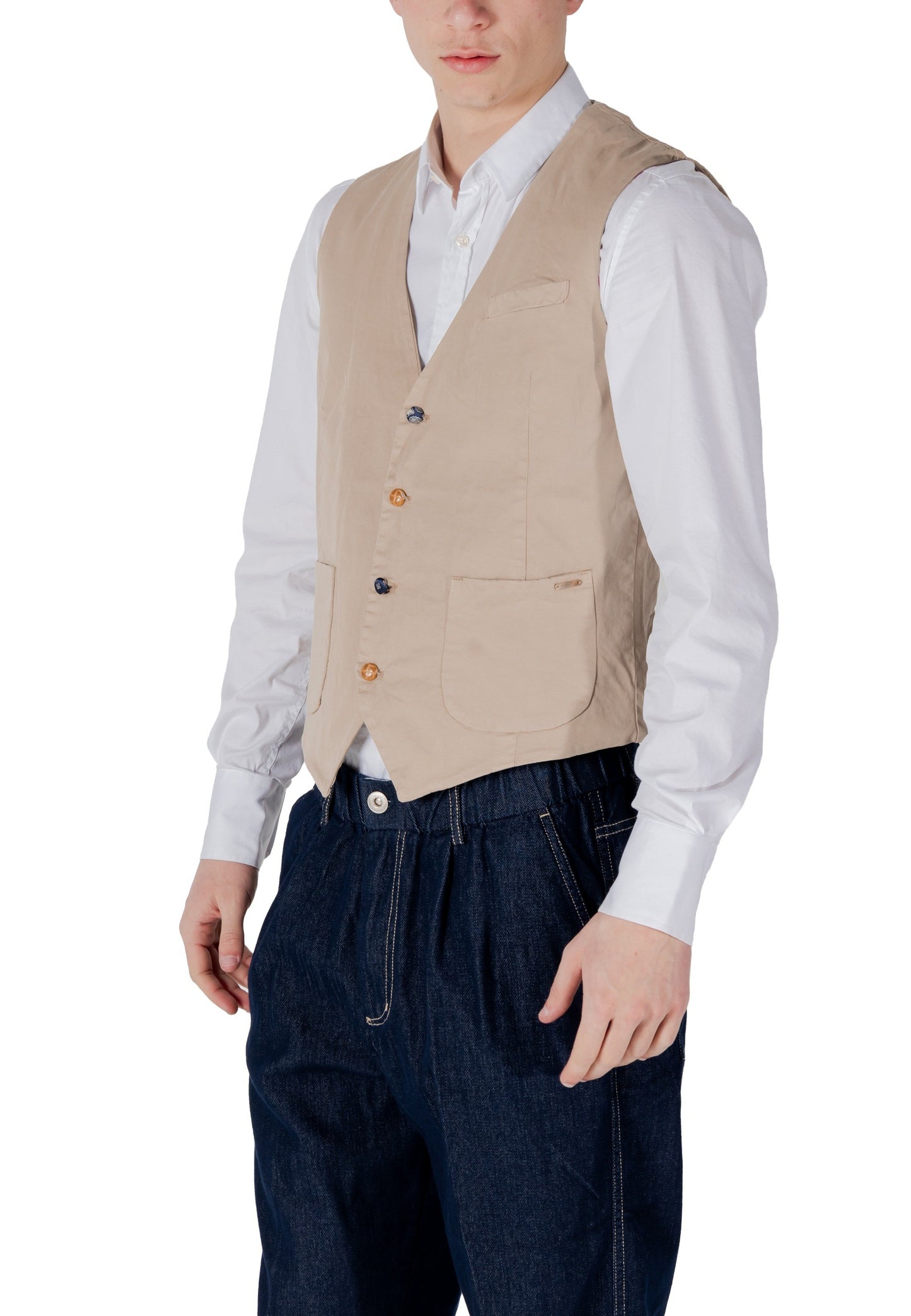 Gianni Lupo Gilet Uomo Gianni Lupo GL9710 beige