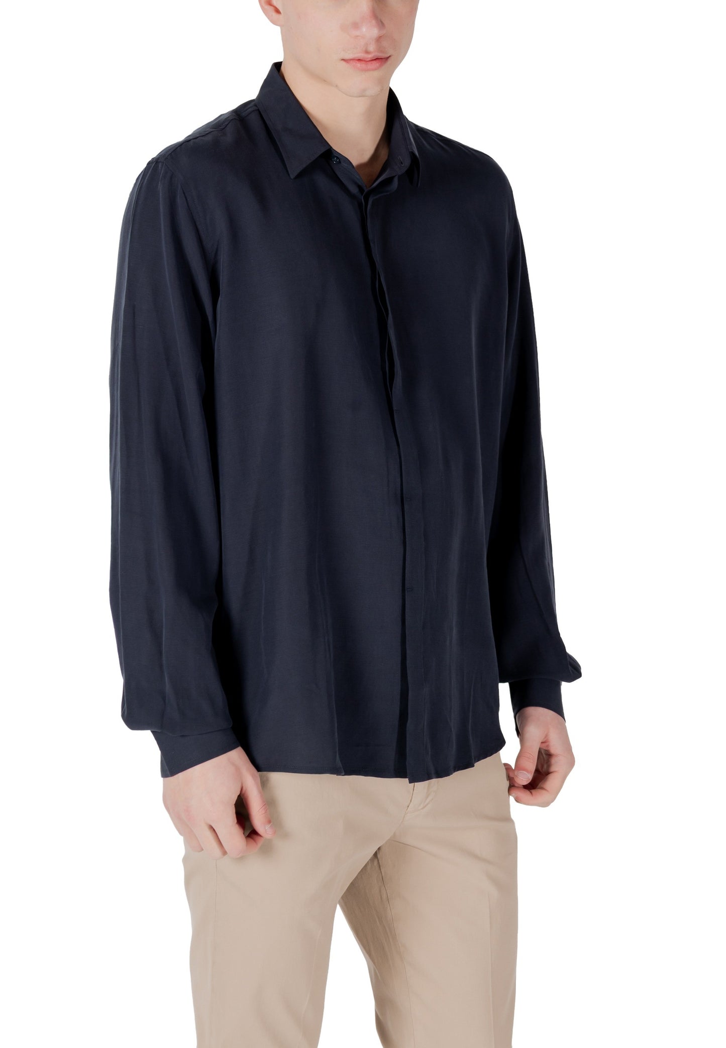 Antony Morato Camicia Uomo Antony Morato MMSL00757-FA400094 blue