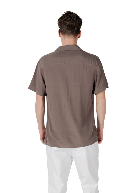 Gianni Lupo Camicia Uomo Gianni Lupo GL7678S brown