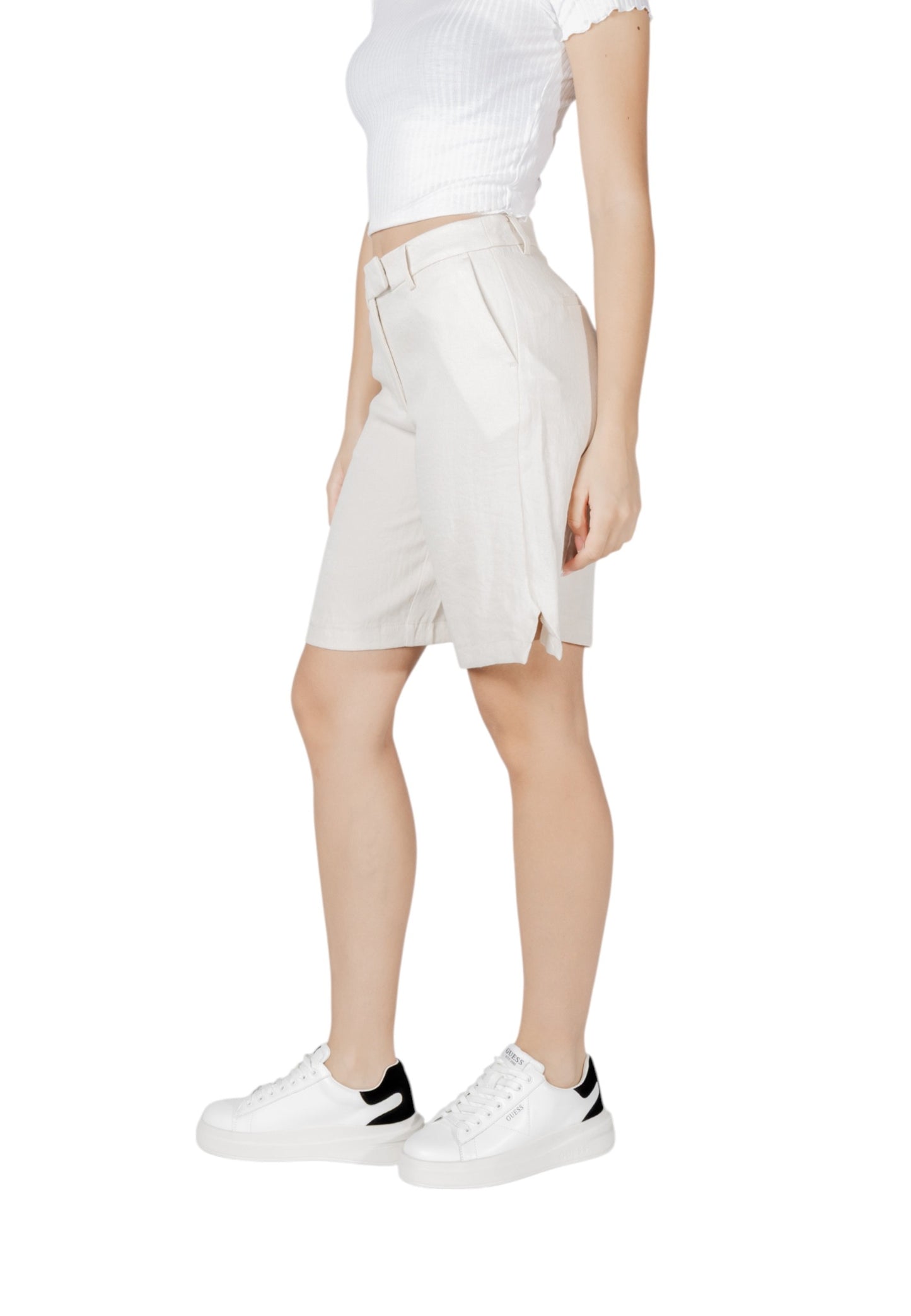 Vila Clothes Shorts Donna Vila Clothes 14105556 beige