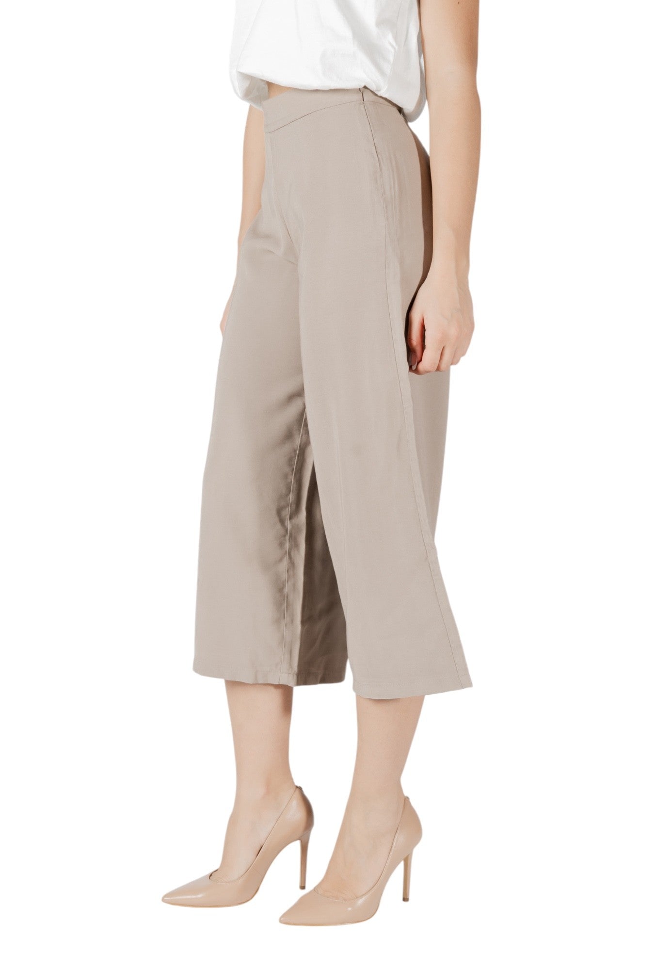 Only Pantaloni Donna Only 15337955 beige